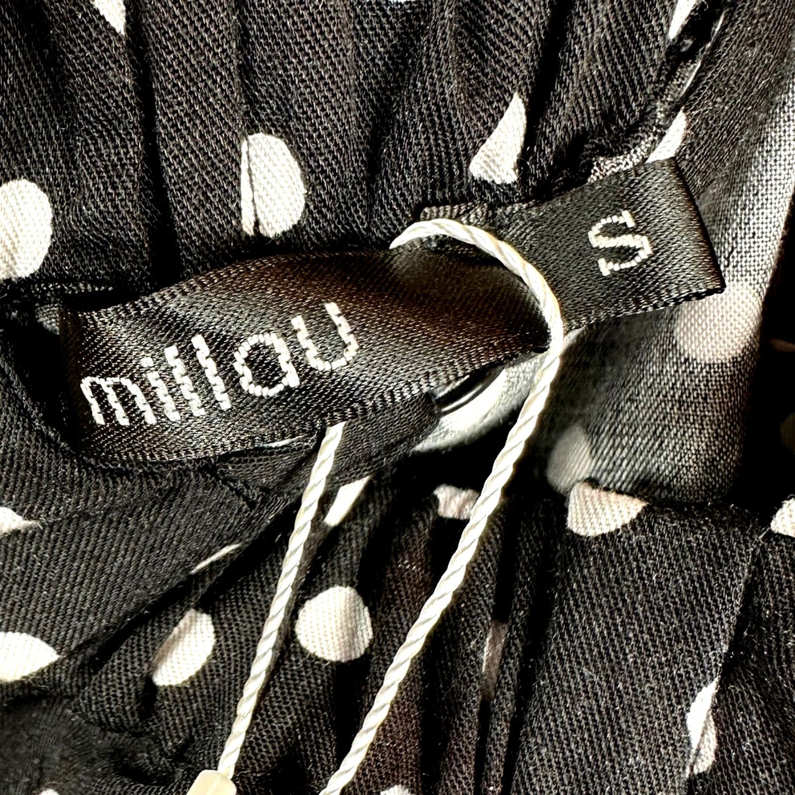 Other Open Back Millau Polka Dot Romper - Black/White - size S Size 27" / US 4 / IT 40 - 14 Thumbnail