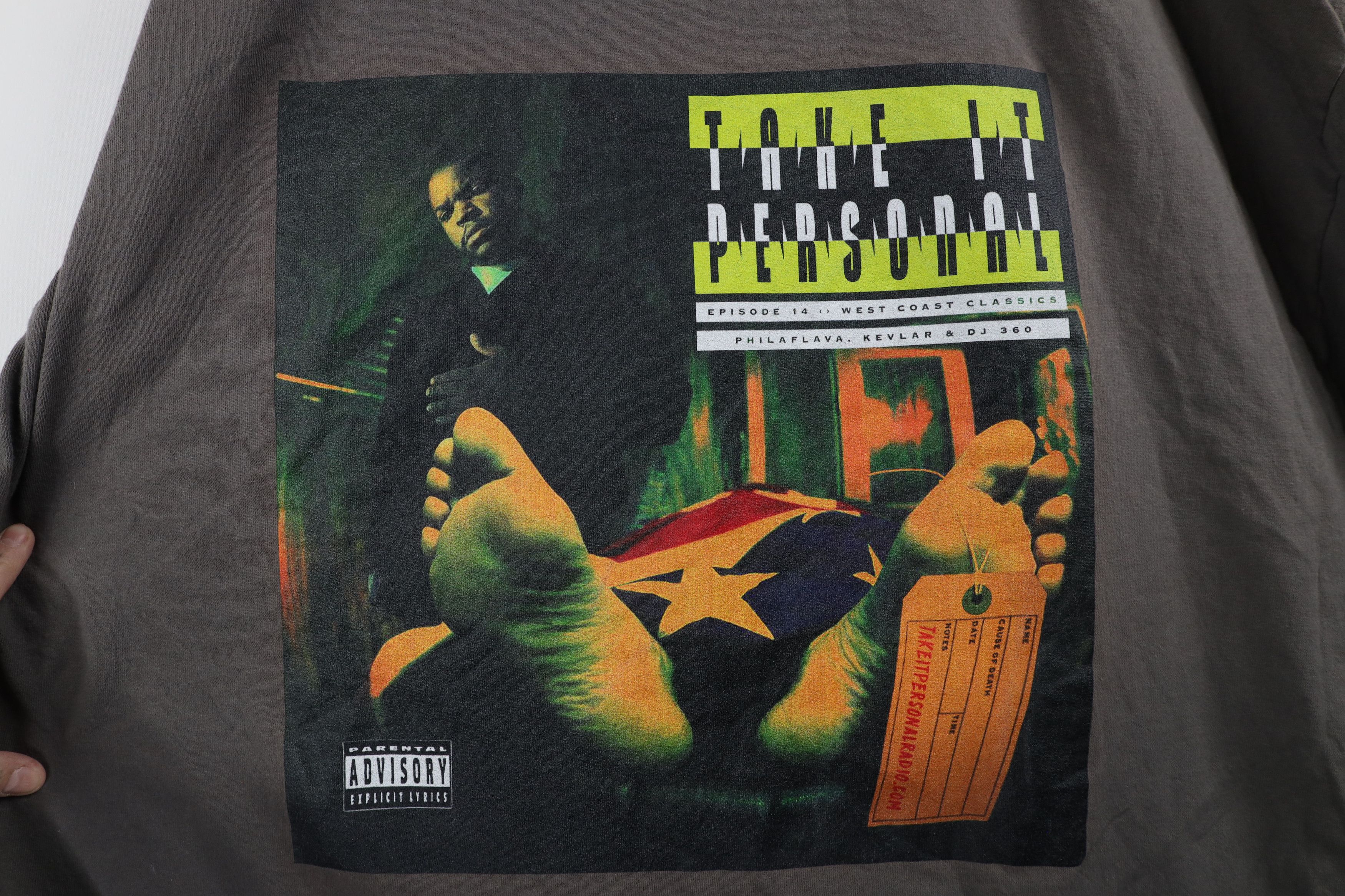Vintage Y2K Streetwear Take It Personal Podcast Philaflava DJ Shirt Size US XXL / EU 58 / 5 - 4 Thumbnail