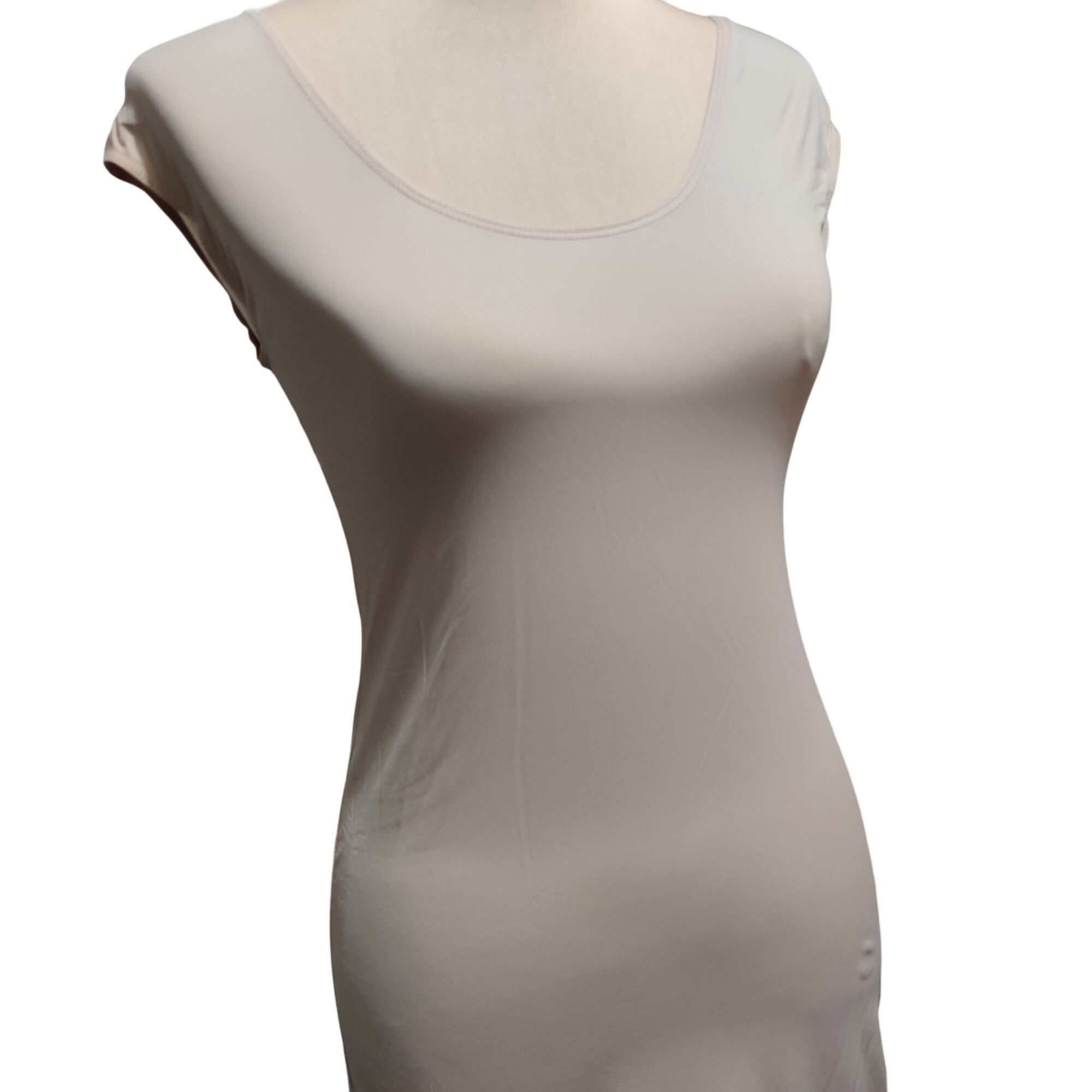 Vintage House of California M Nude Nylon Slip Dress Vintage Made in Size ONE SIZE - 2 Thumbnail