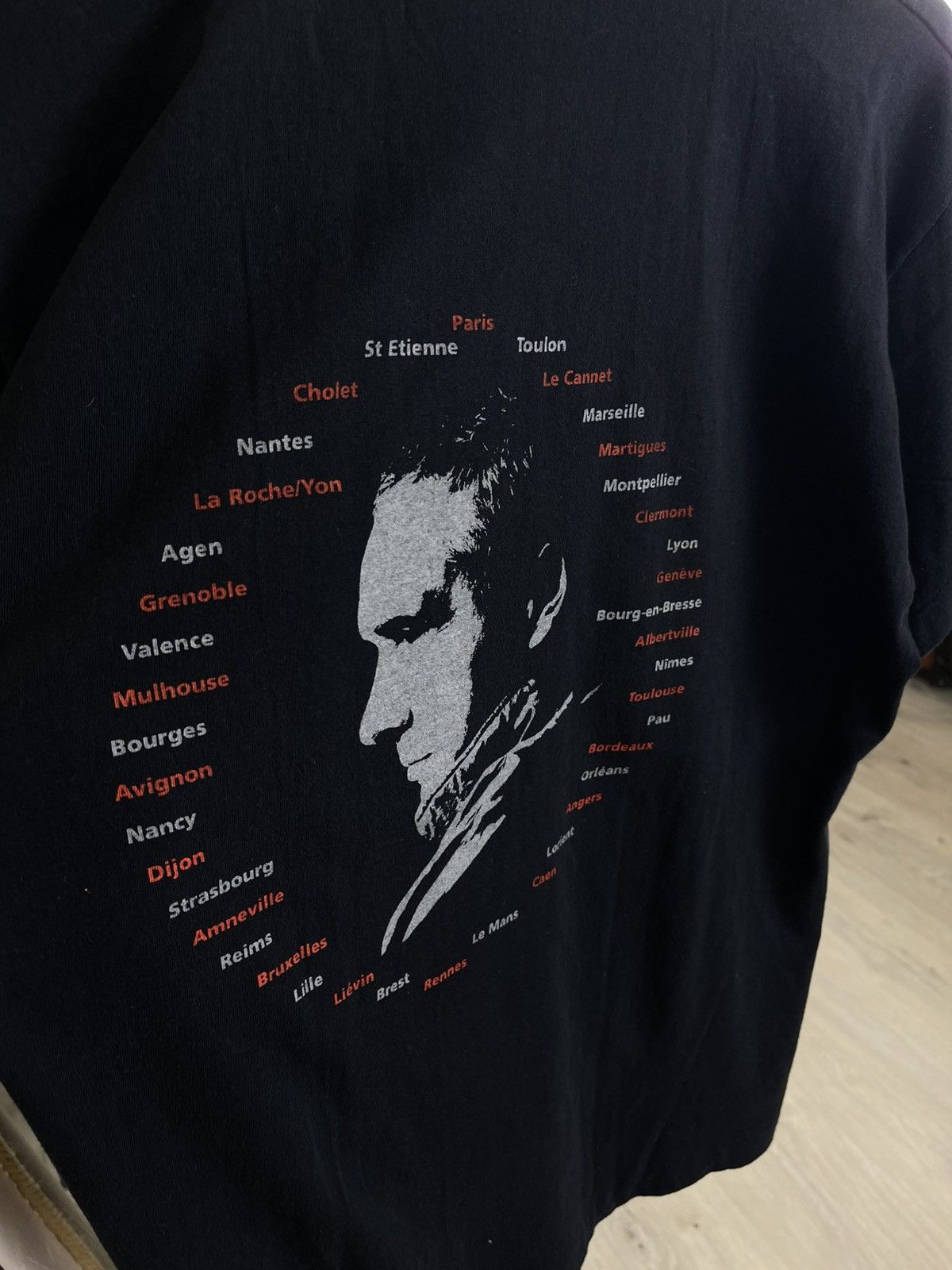 Vintage Vintage 1998 Michel Sardou French TourPromo Tee – Rare Grail Size US M / EU 48-50 / 2 - 2 Thumbnail
