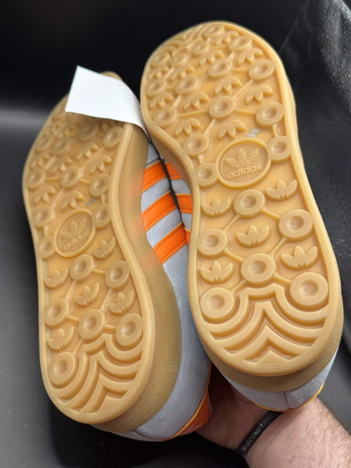 Adidas Adidas Gazelle Light blue & orange Size US 11.5 / EU 44-45 - 5 Thumbnail