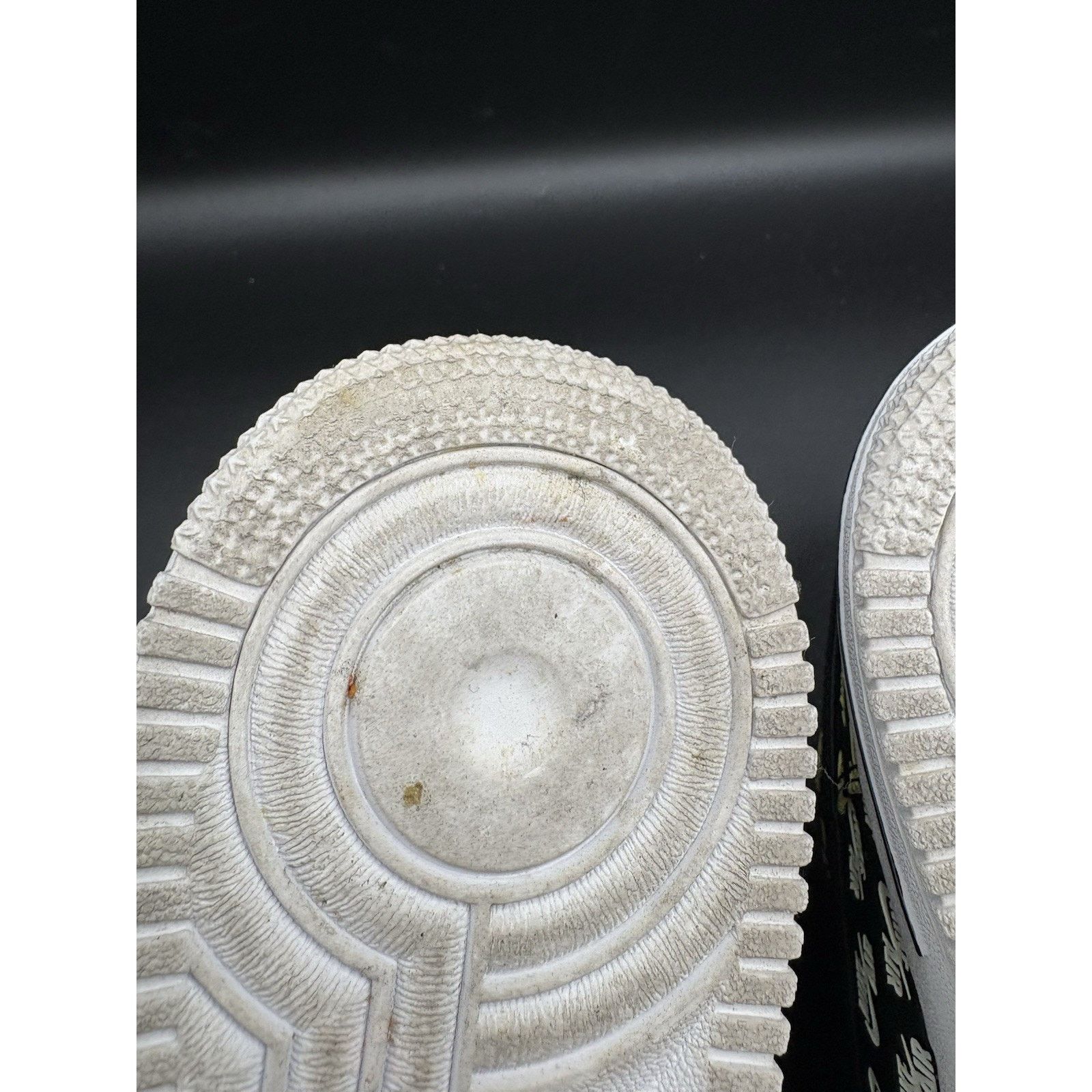 Nike Size 9.5- Nike Air Force 1 '07 QS Low All Over Logo Black Size US 9.5 / EU 42-43 - 10 Thumbnail