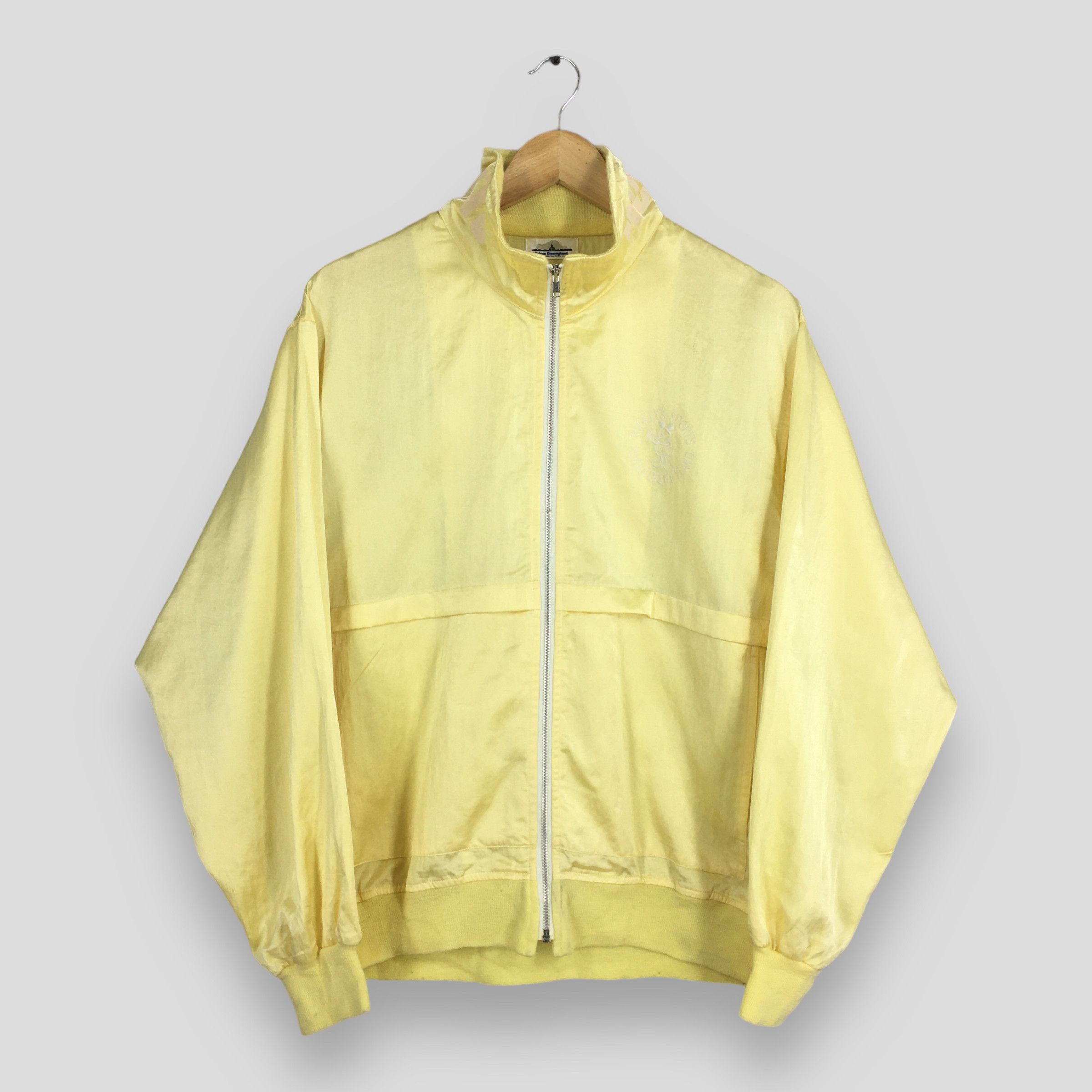 Disney Vintage 90's Mickey Mouse Disney Yellow Jacket Large Size US L / EU 52-54 / 3 - 1 Thumbnail
