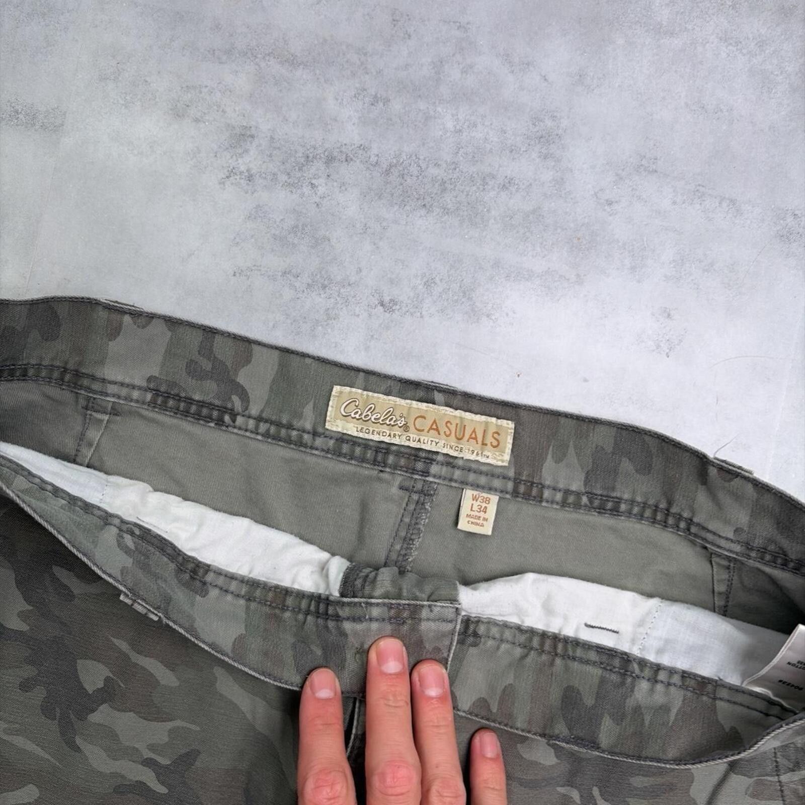 Cabelas Vintage Camo Cabela’s Grunge Baggy Skater Cargo Pants Size US 34 / EU 50 - 5 Thumbnail