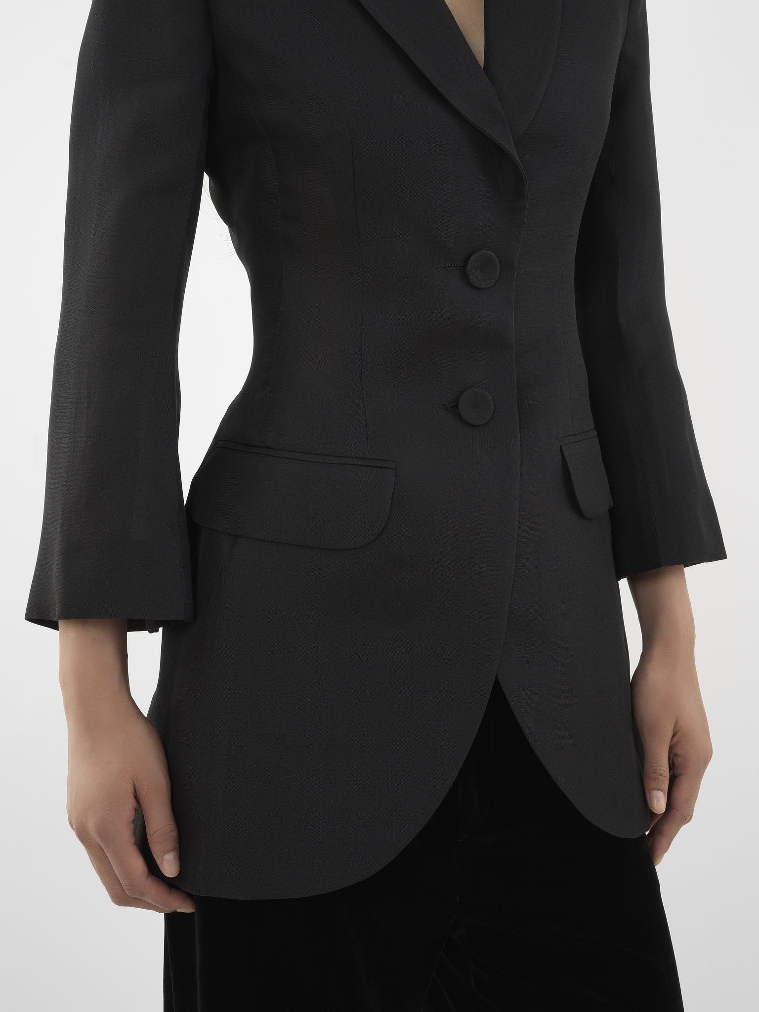 Chloe o1loc1c0325 CHC24 Coat in Black Size L / US 10 / IT 46 - 6 Thumbnail