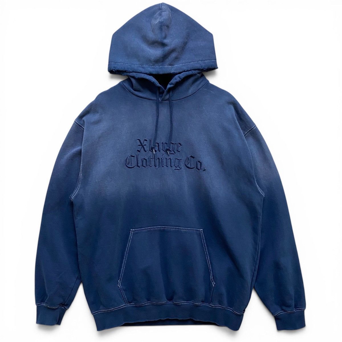 Xlarge Vintage XLARGE Clothing Co Hoodie Embroidered Gothic Logo Size US L / EU 52-54 / 3 - 1 Thumbnail