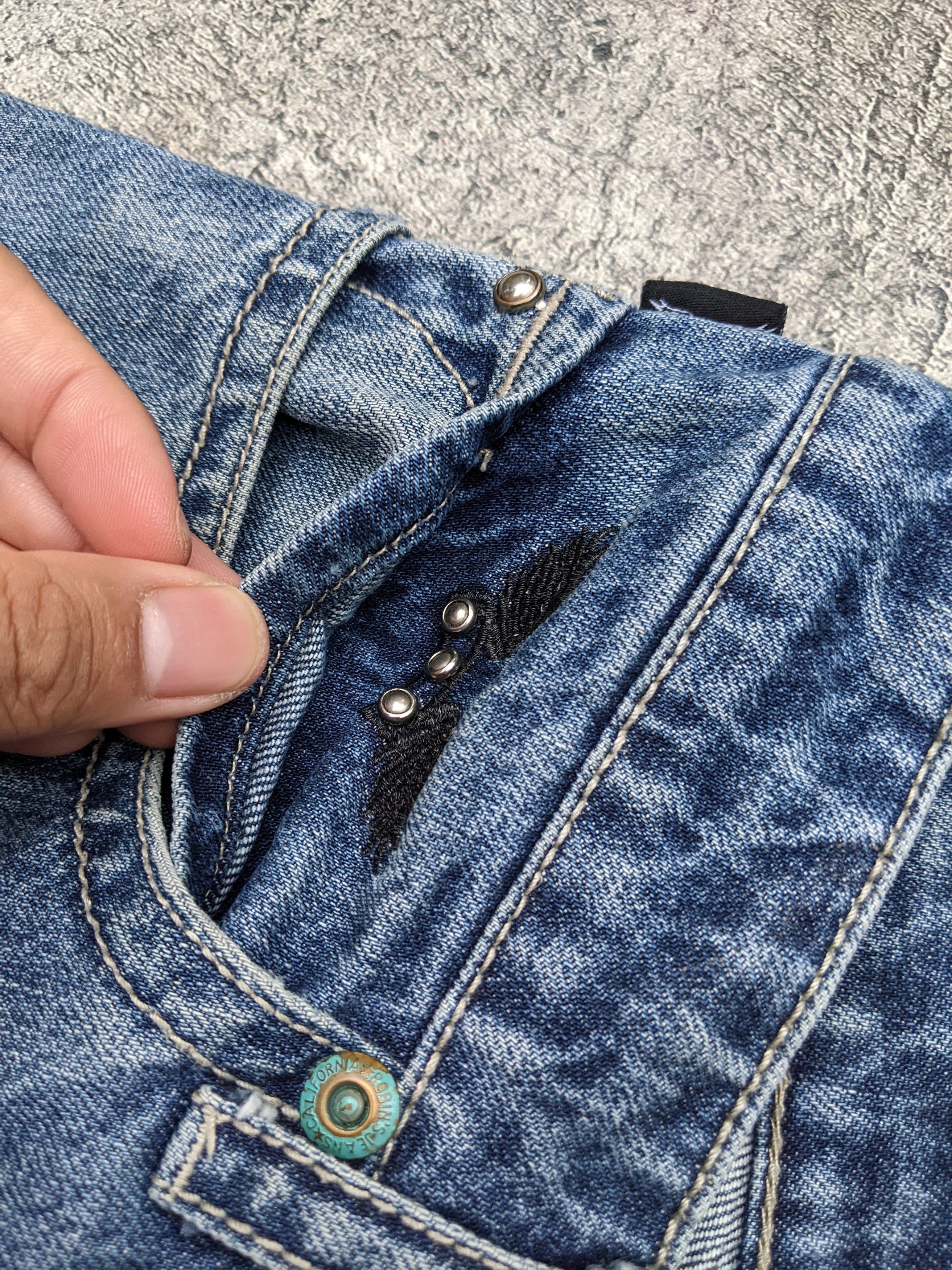 Robins Jeans Robins Jeans Studded Washed Size US 32 / EU 48 - 6 Thumbnail