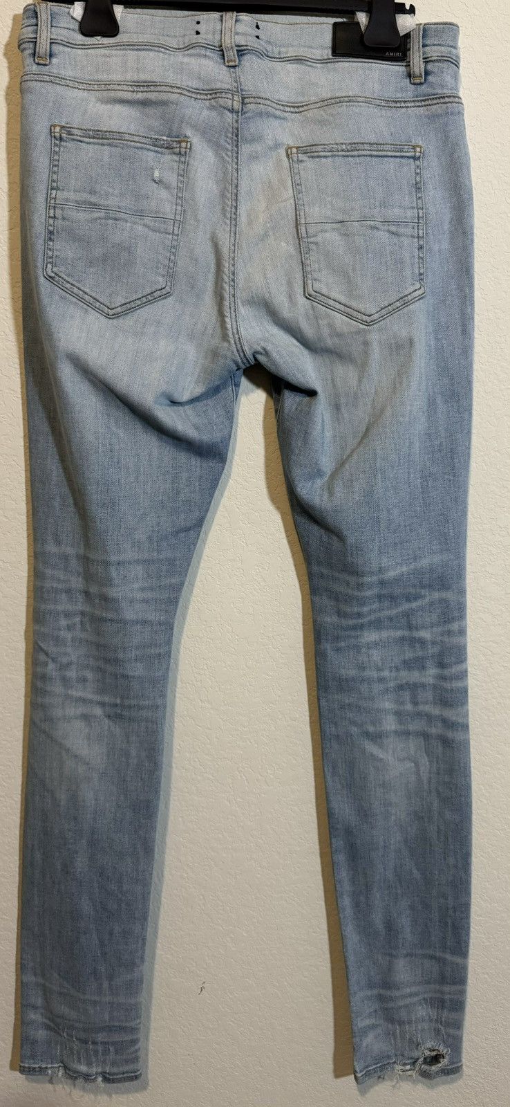 Amiri EUC Amiri Distressed Denim Skinny Jeans Size US 36 / EU 52 - 11 Thumbnail