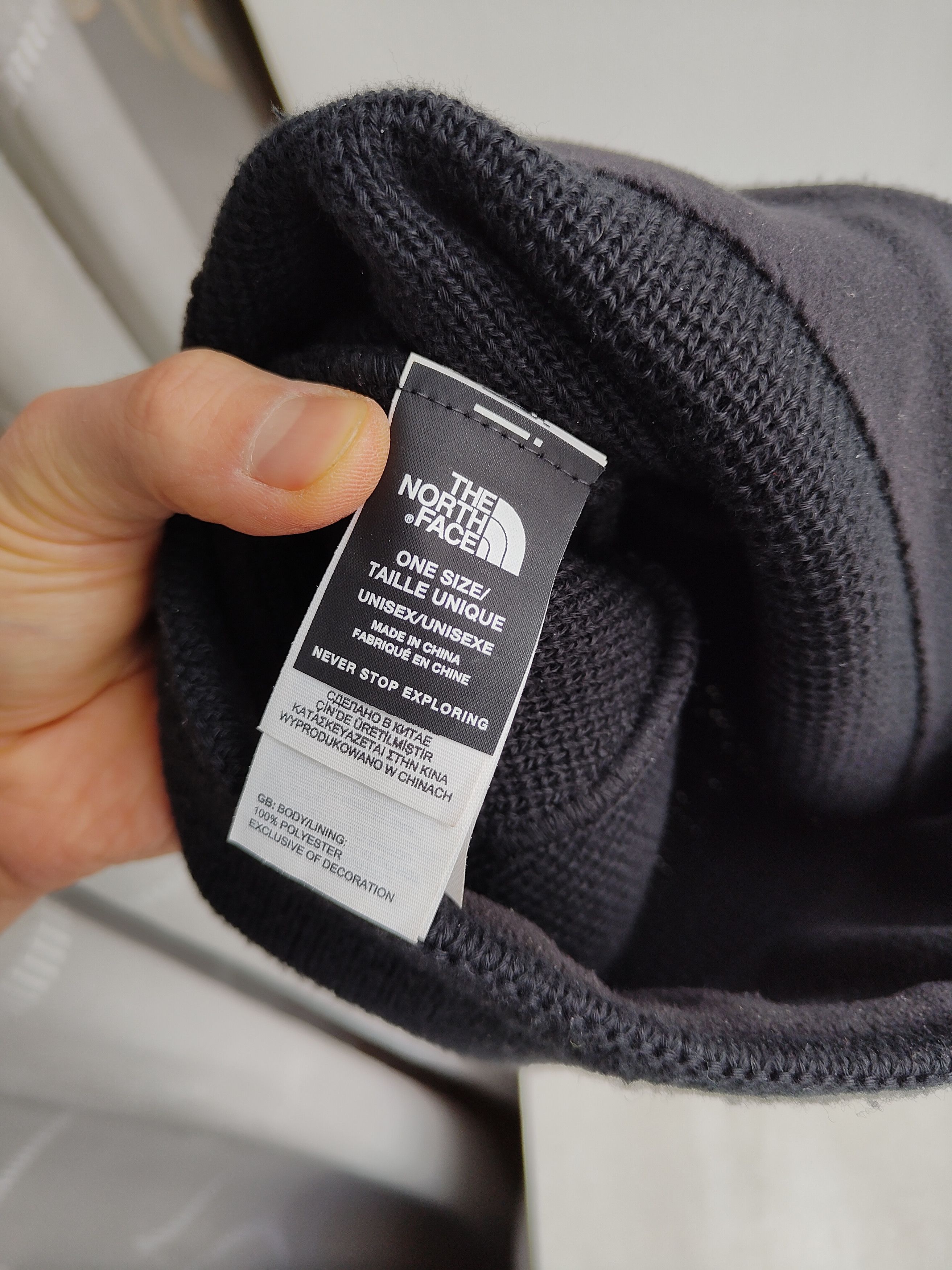 The North Face The North Face Hat Men's Knitted Hat The North Face Tnf Size ONE SIZE - 3 Thumbnail