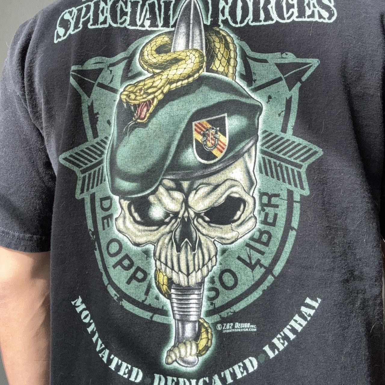 Vintage Vintage United States Special Forces 2000s Graphic Tee Shirt Size US L / EU 52-54 / 3 - 5 Thumbnail