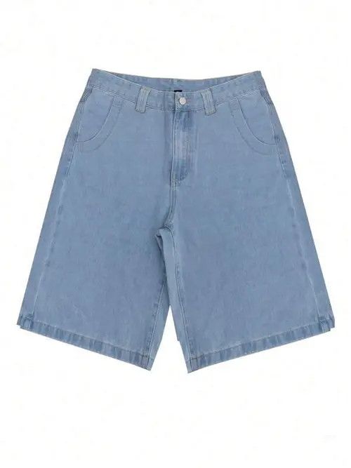 Japanese Brand VINTAGE RETRO 90s drip street shorts jorts Size US 36 / EU 52 - 2 Thumbnail