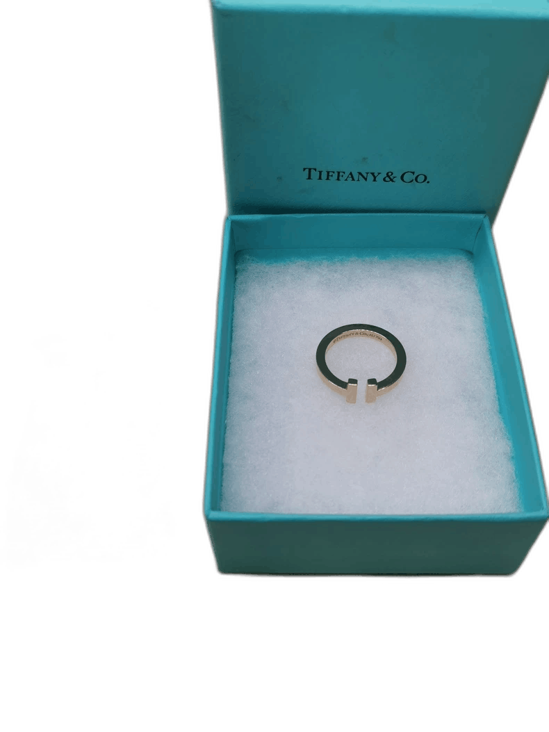 Tiffany & Co. Tiffany 18K Rose Gold Square Ring-yf Size ONE SIZE - 1 Thumbnail