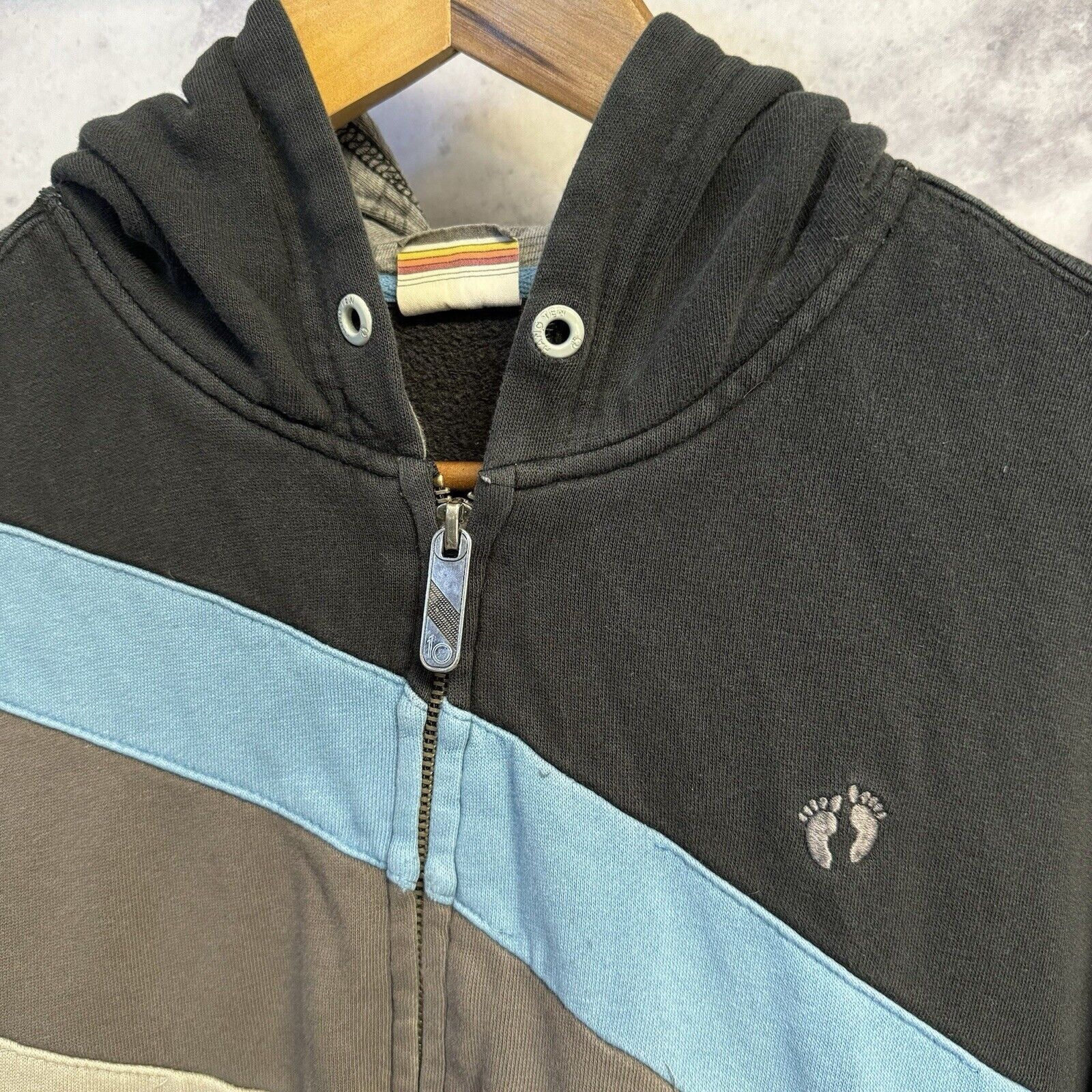 Hang Ten Hang Ten Hoodie Mens Medium Gray Full Zip Surf Skate Streetw Size US M / EU 48-50 / 2 - 3 Thumbnail