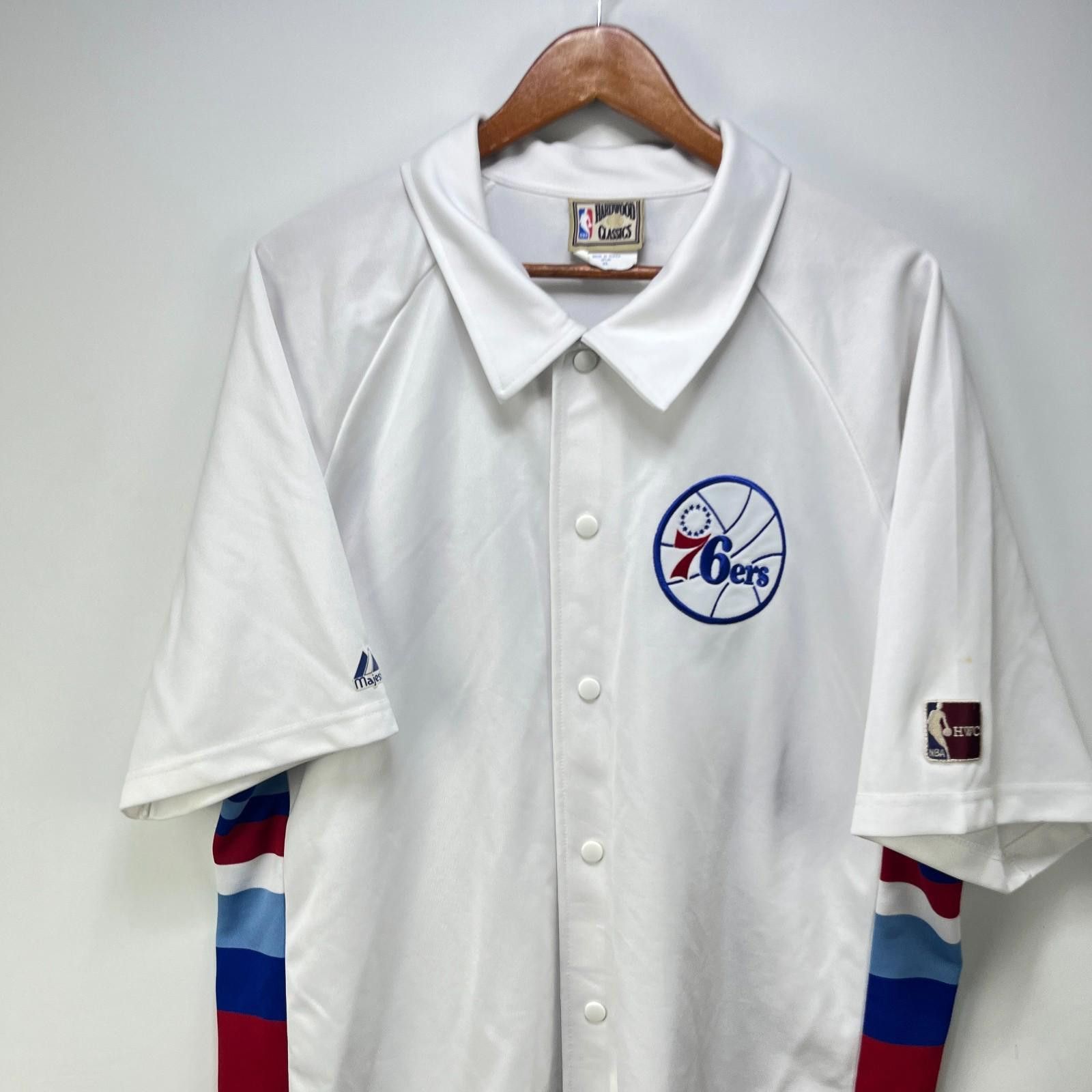 Other Vintage Philadelphia 76ers Warm Up Jersey XL Size ONE SIZE - 2 Thumbnail