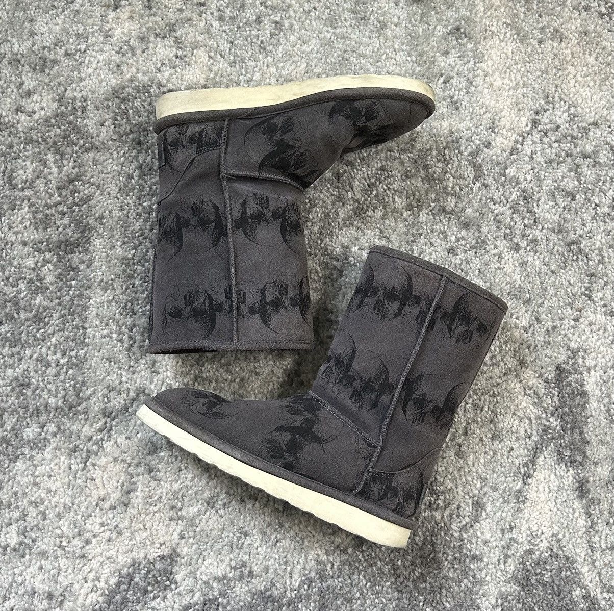 Hysteric Glamour × Ugg Hysteric Glamour Skull Ugg Boots | Grailed