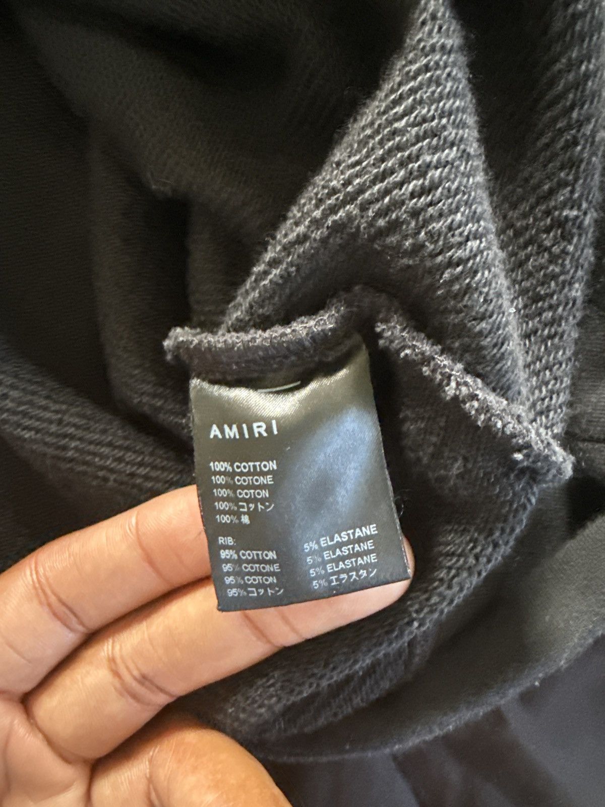 Amiri Amiri Staggered Letter Hoodie Size US XL / EU 56 / 4 - 3 Thumbnail