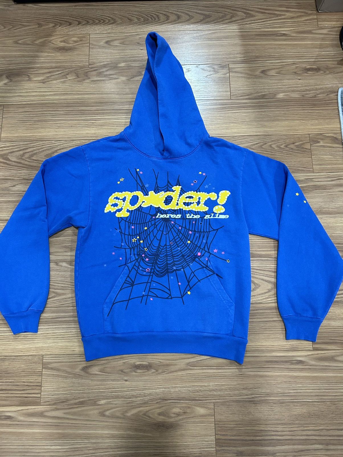 Spider Worldwide TC Blue Sp5der Hoodie | Grailed