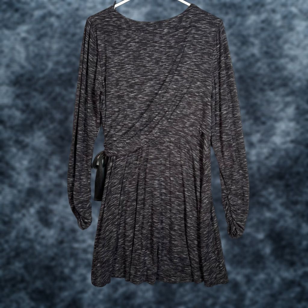 Anthropologie Saturday Sunday Anthropologie Dark Gray Heathered Long Sleeve Dress M Women Knee Length Size M / US 6-8 / IT 42-44 - 1 Thumbnail