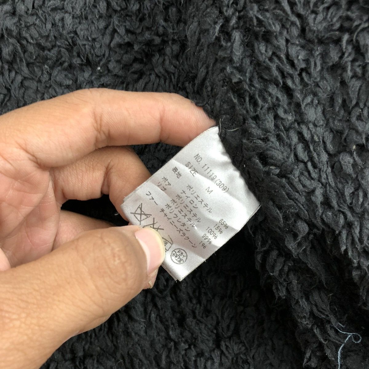 Le Grande Bleu (L.G.B.) 2000s Cecil McBee Mohair Opium Bondage Fur Bono Jacket Size US M / EU 48-50 / 2 - 15 Thumbnail