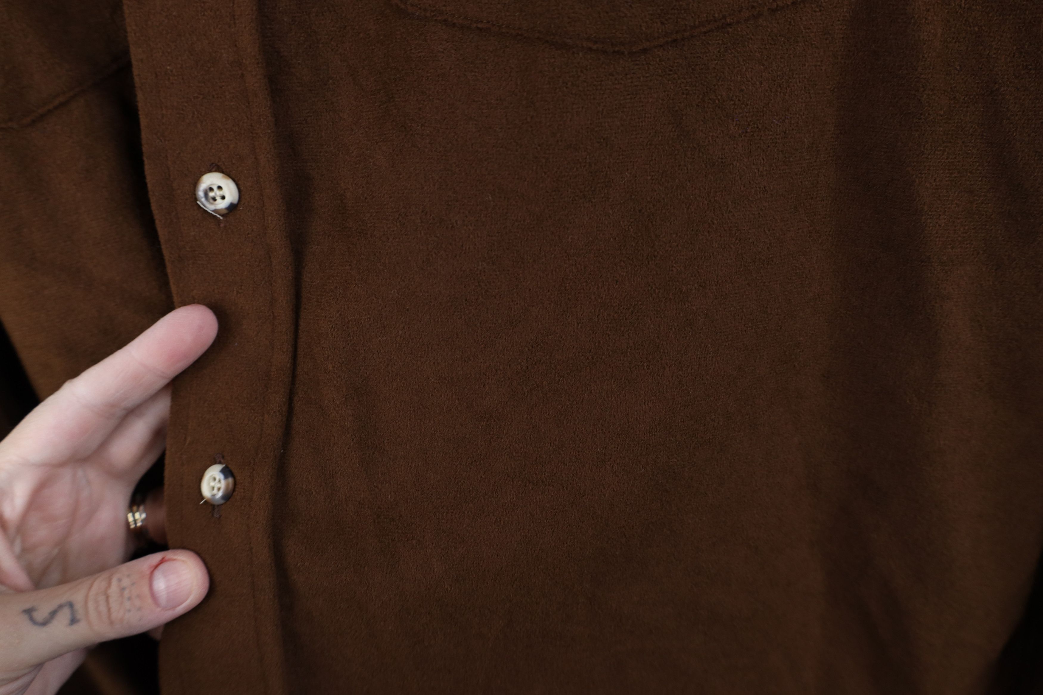 Vintage Vintage 60s 70s Streetwear Cloth Collared Button Shirt USA Size US L / EU 52-54 / 3 - 8 Thumbnail