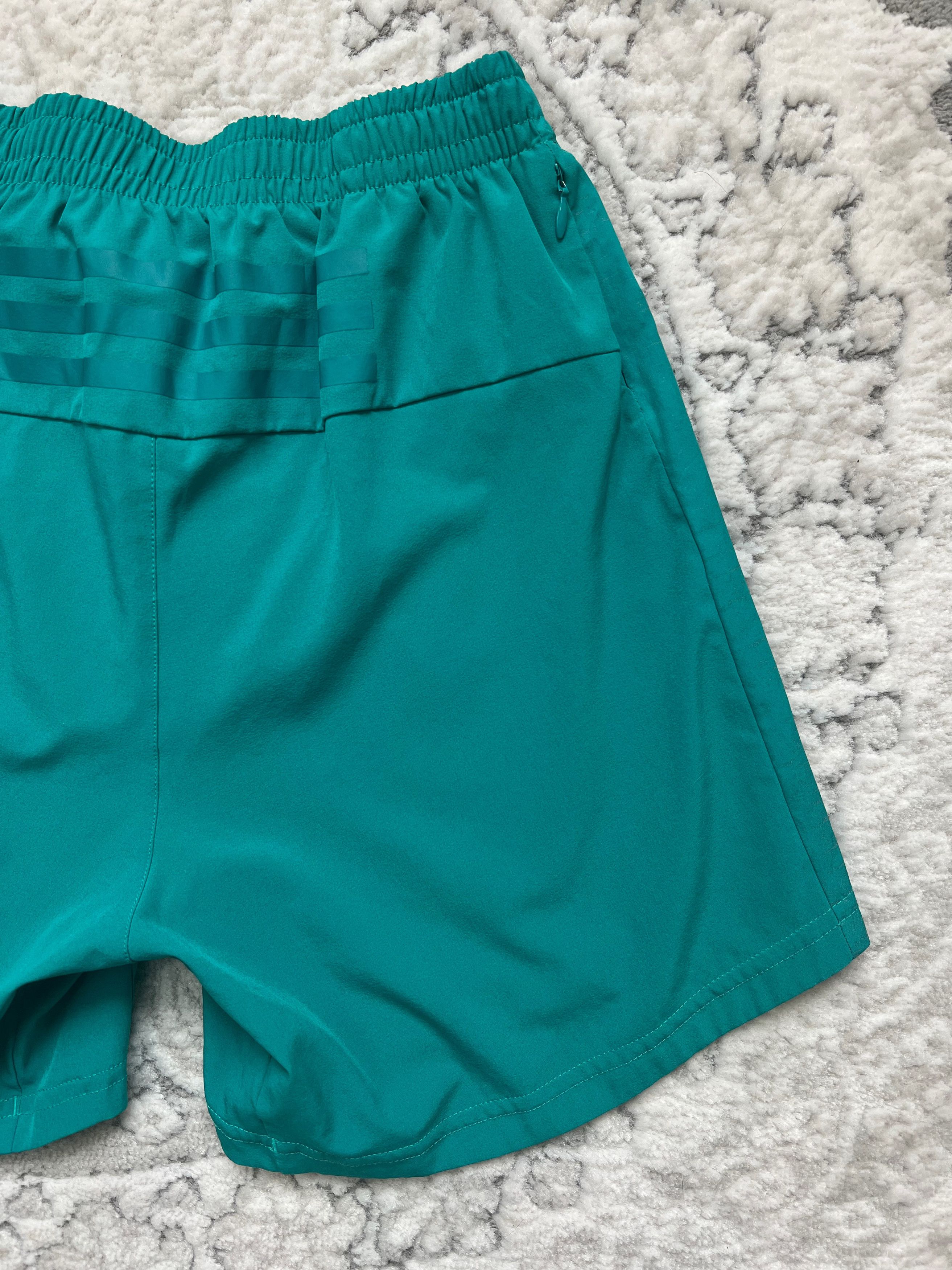 Adidas Adidas Supernova Climalite Running Shorts Teal XS Size 25" / US 0 / IT 36 - 7 Thumbnail