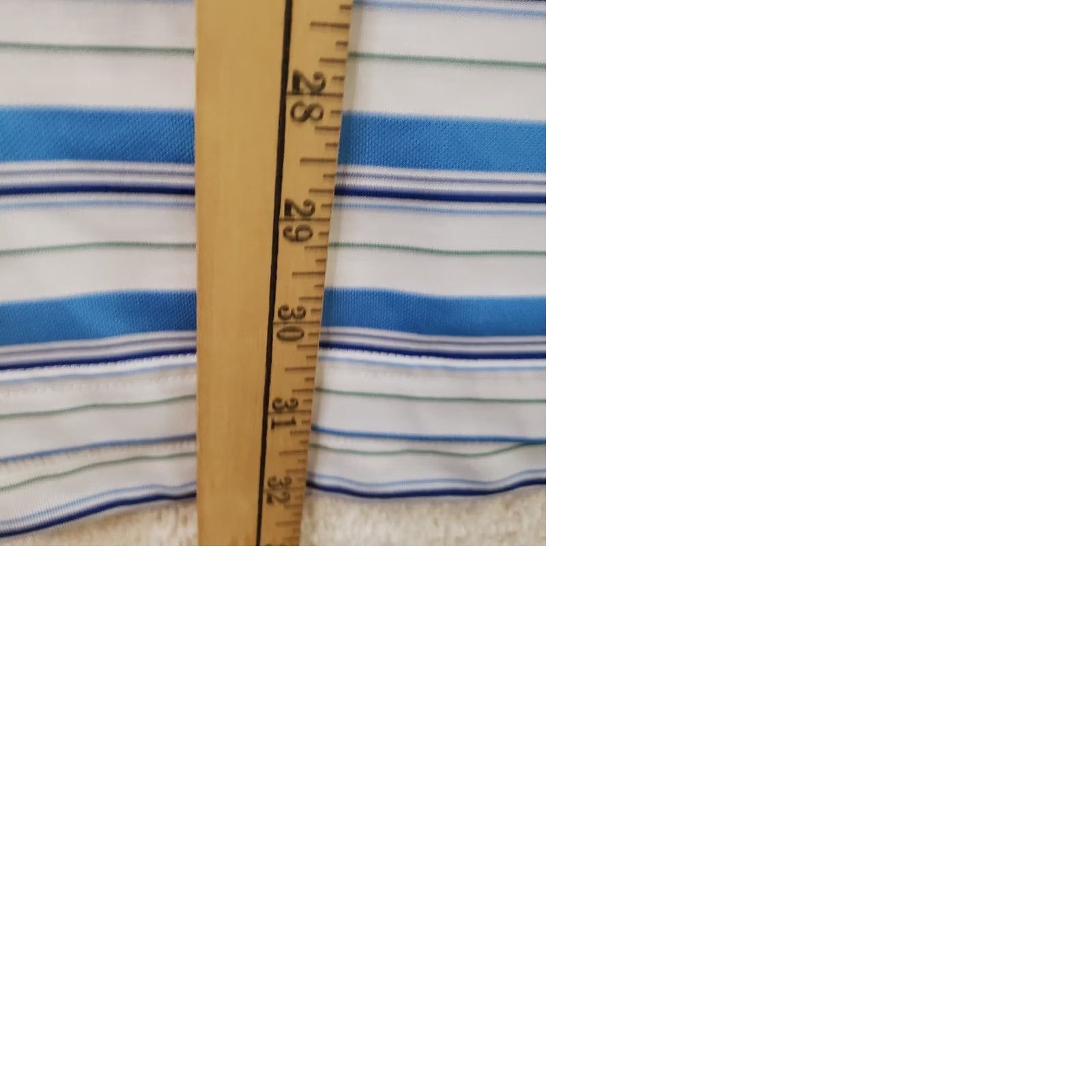 Adidas Adidas Polo Shirt Mens Climalite Blue White Striped Short Sleeve Golf XL Polo Shirt Mens Black? Size US XL / EU 56 / 4 - 9 Thumbnail