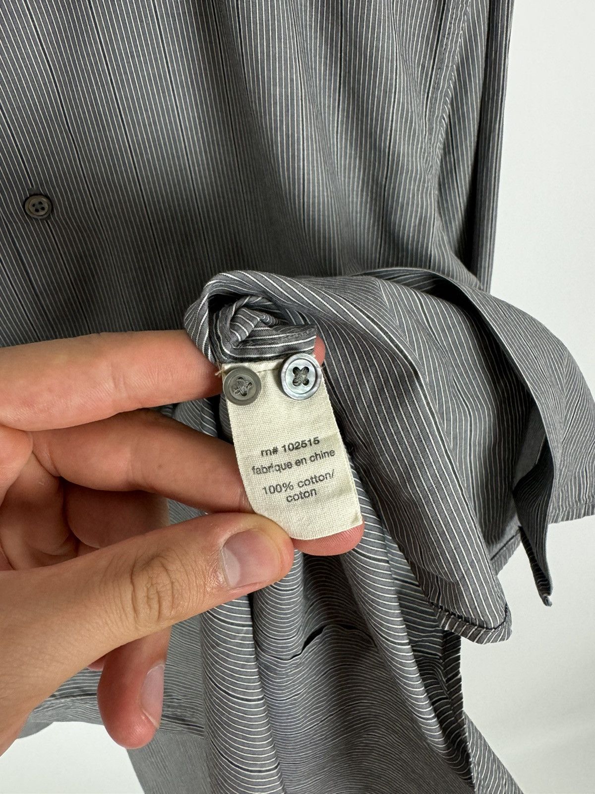 John Varvatos John Varvatos U.S.A Striped Shirt Size US XL / EU 56 / 4 - 8 Thumbnail