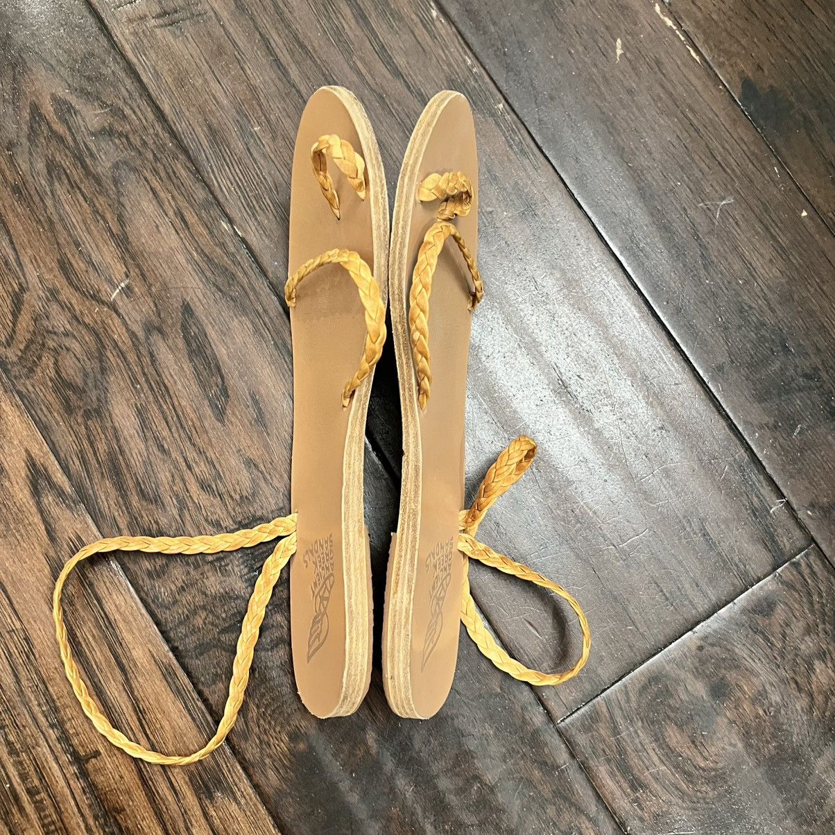 Ancient Greek Sandals Accident Greek Sandals Women Shoes Size US 9.5 / IT 39.5 - 5 Thumbnail