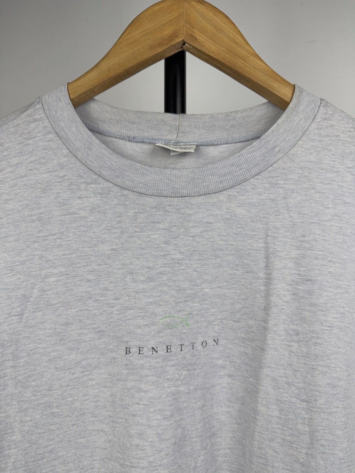 United Colors Of Benetton RARE Retro Benetton Made in Italy 90s Double sided Logo Tee Size US M / EU 48-50 / 2 - 6 Thumbnail