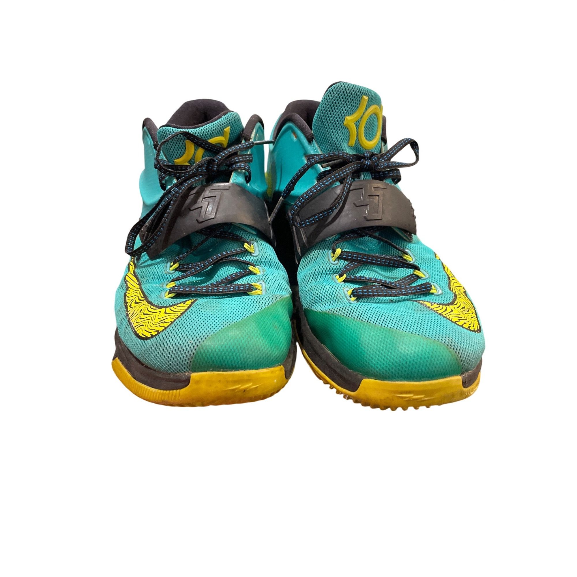 Nike Nike 653996-370 KD 7 Uprising teal volt mens low bb sneakers Size US 12 / EU 45 - 11 Thumbnail