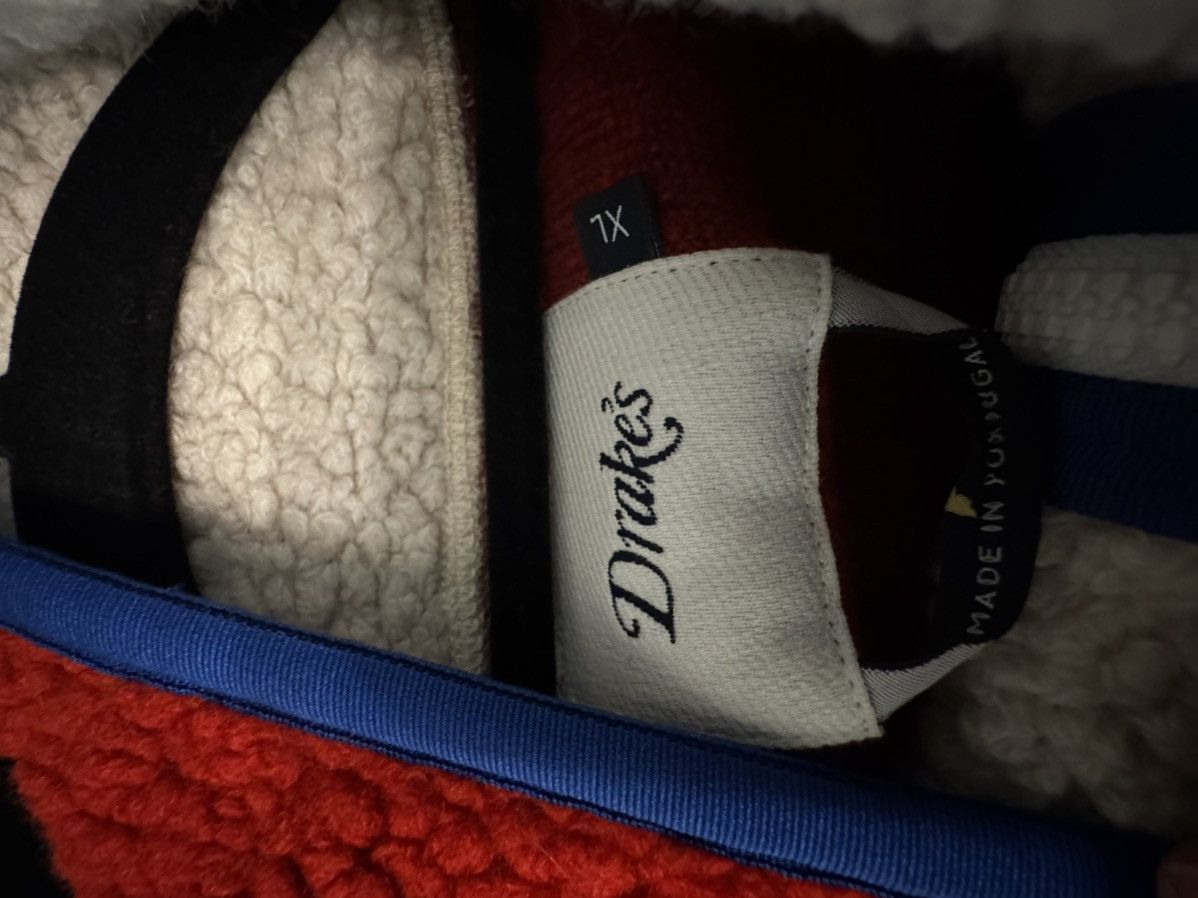 Drake's Color Block Boucle Fleece - Never worn Size US XL / EU 56 / 4 - 4 Thumbnail