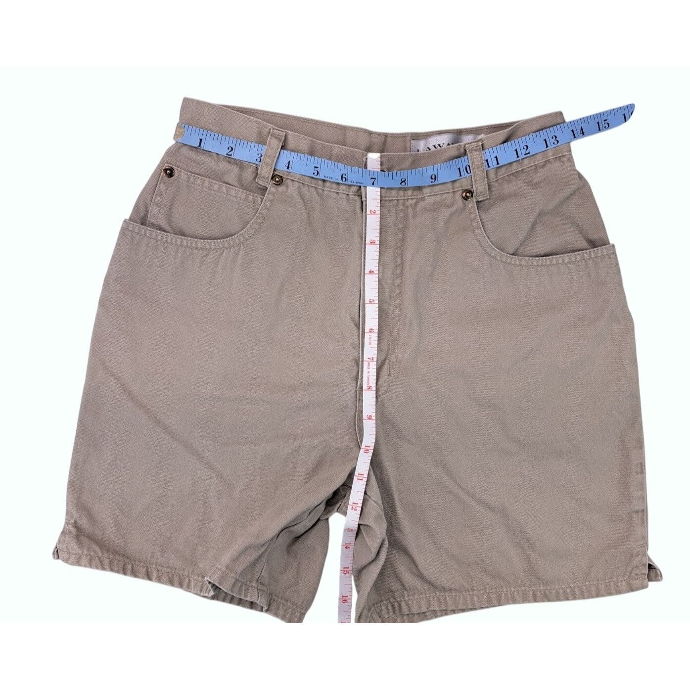 Vintage Vintage Lawman High-Waisted Mom Shorts Women Size 9 Pockets Size 30" / US 8 / IT 44 - 9 Thumbnail