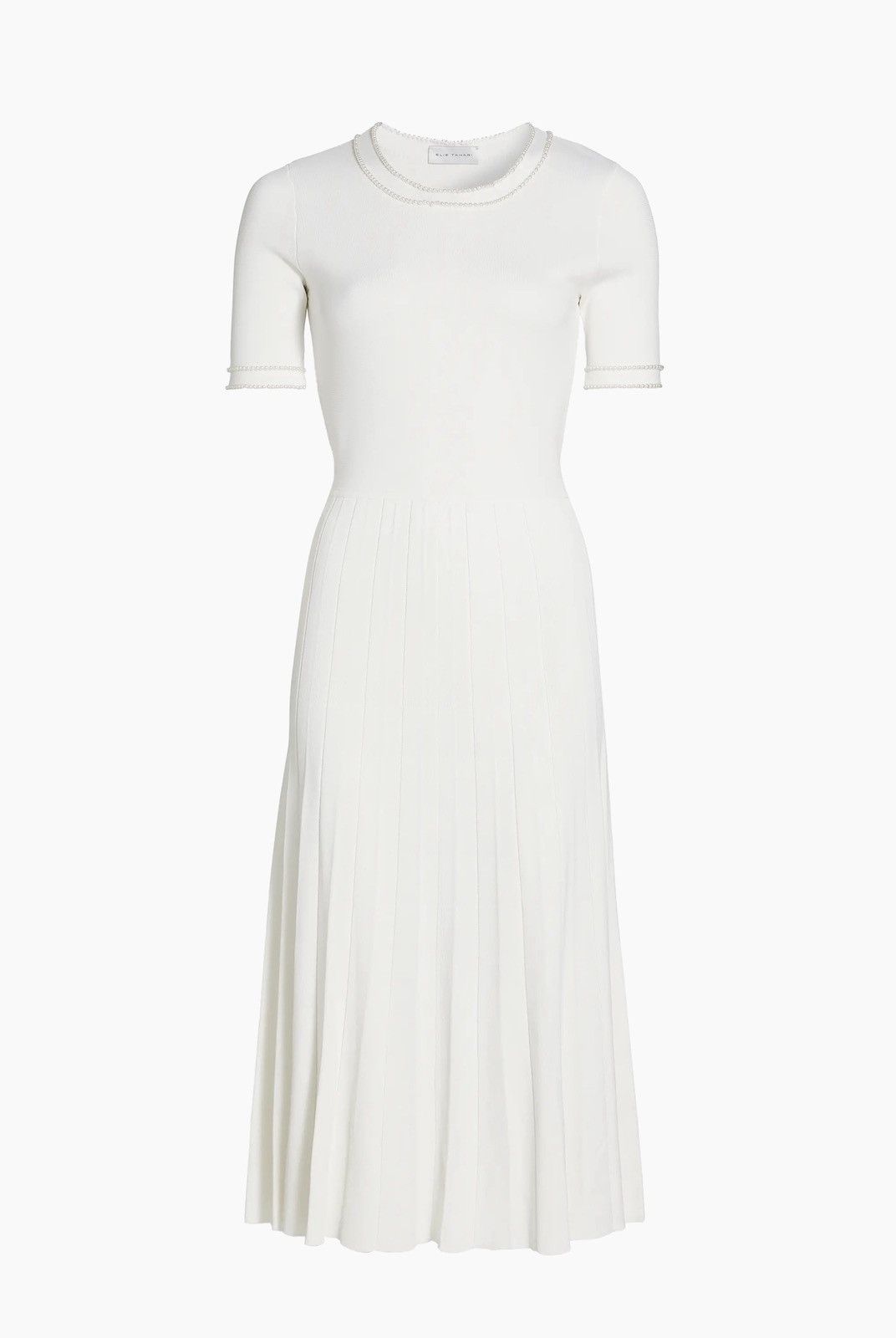 Elie Tahari Elie Tahari Pearl Embellished Knit Midi-Dress size M Size M / US 6-8 / IT 42-44 - 1 Thumbnail