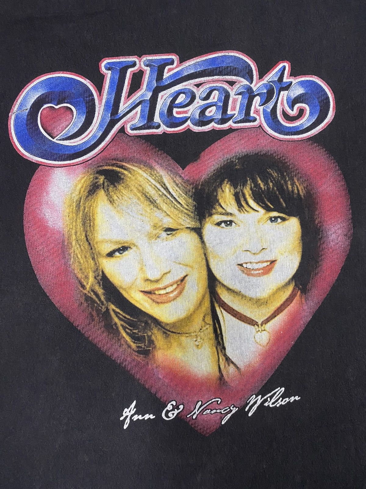 Band Tees × Vintage VINTAGE BAND HEARTS AMERICA SUMMER TOUR 90s RARE TEE Size US M / EU 48-50 / 2 - 2 Thumbnail