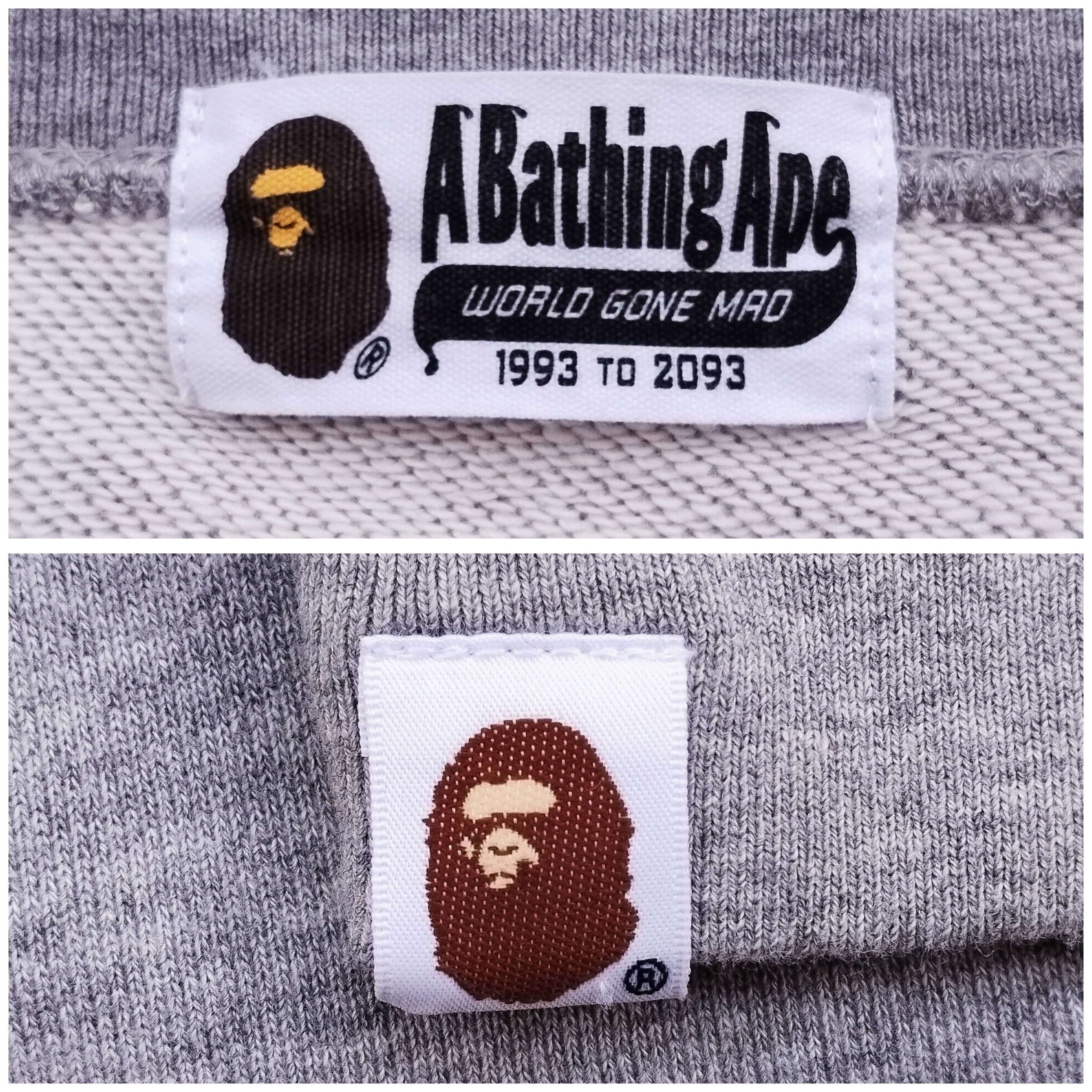 Bape Bape Embriodery Cropped Crewneck Size ONE SIZE - 5 Thumbnail