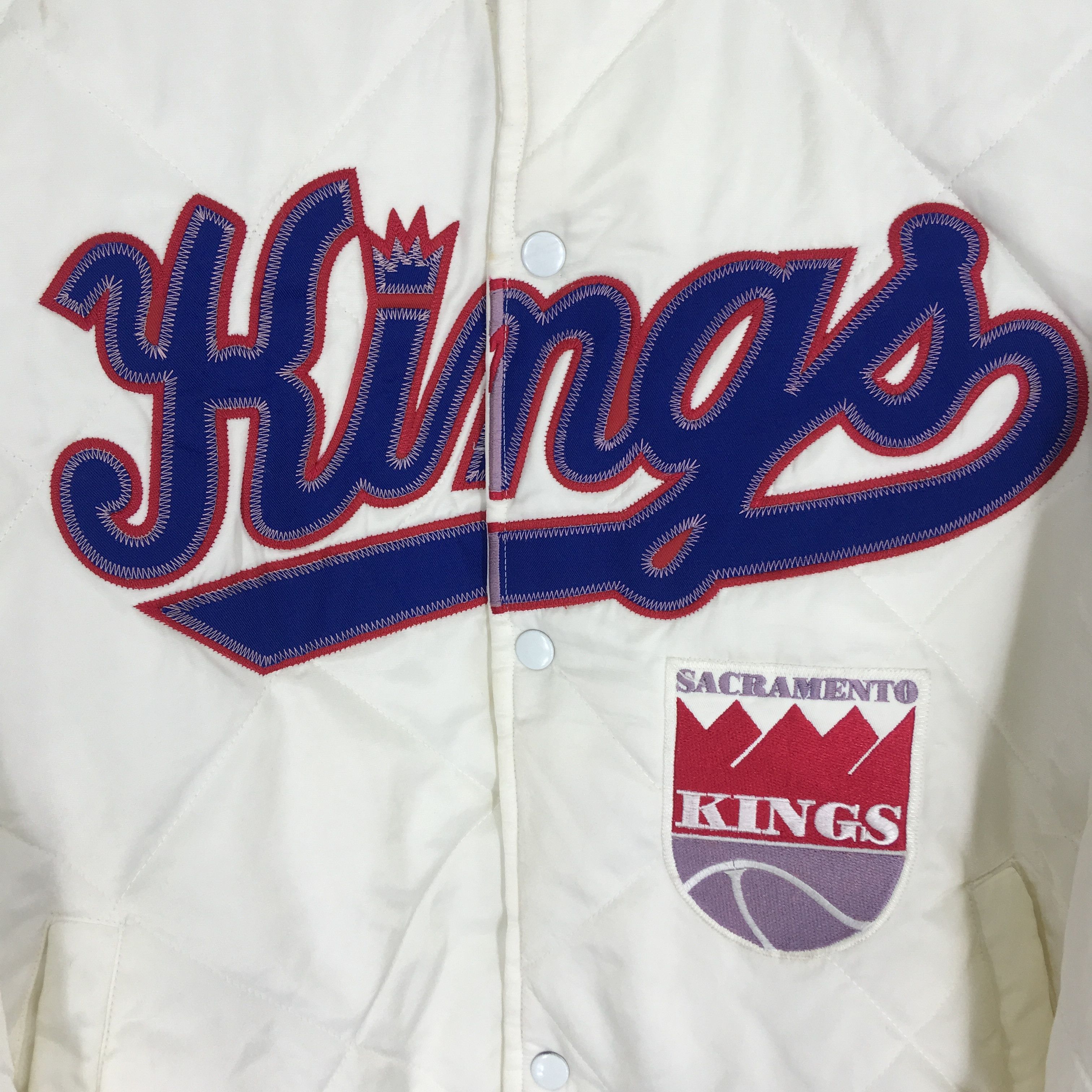 NBA Vintage 90's Sacramento Kings Basketball Sport Jacket Size US XL / EU 56 / 4 - 5 Thumbnail