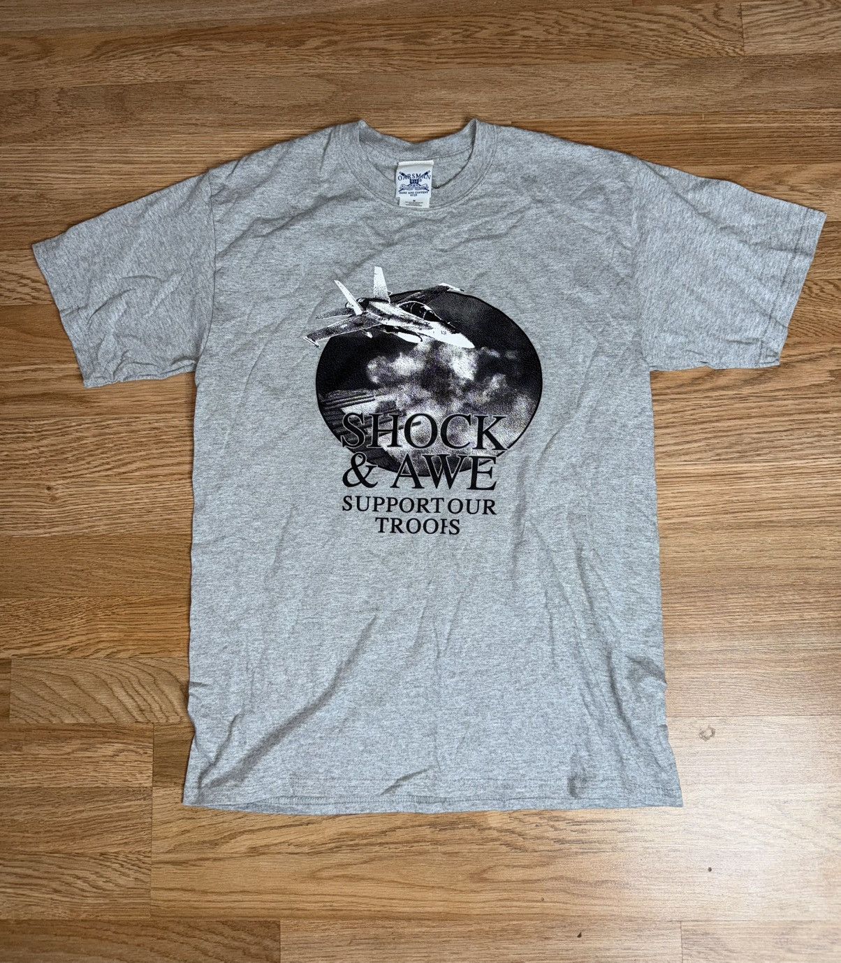 Vintage Vintage Shock & Awe Support Our Troops Shirt Size Medium Size US M / EU 48-50 / 2 - 1 Thumbnail