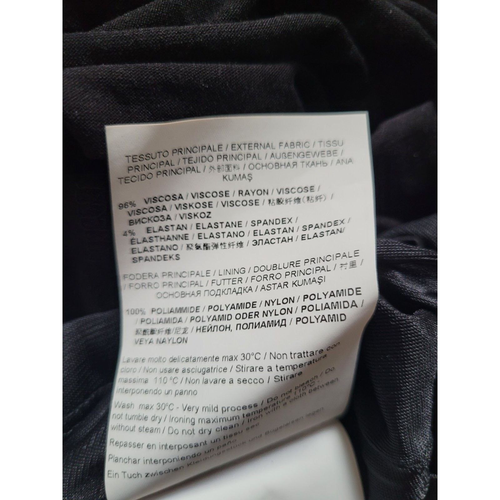 Versace Versace Jeans Ruched Front Zip Long-Sleeve Dress Size XS / US 0-2 / IT 36-38 - 8 Thumbnail