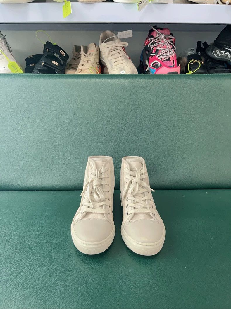Gucci Gucci High-Top Sneakers - dmc Size US 5 / EU 37 - 1 Thumbnail
