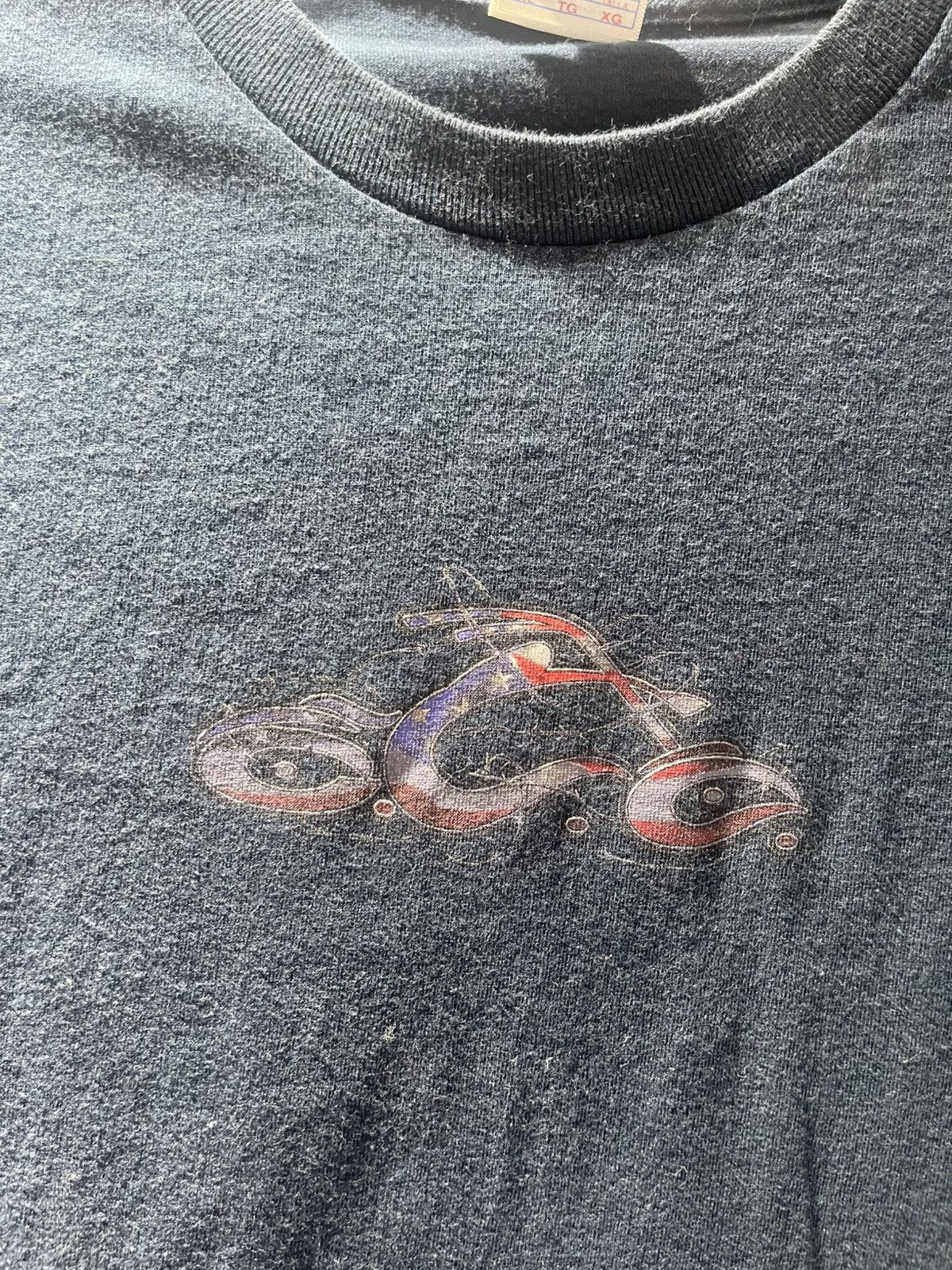Vintage Orange County Choppers Shirt Adult Blue Short Sleeve Biker Size US XL / EU 56 / 4 - 2 Thumbnail