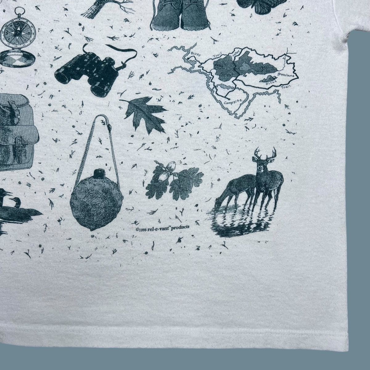 Vintage Vintage 1995 Relevant Products Nature Wear Double Sided Tee Size US S / EU 44-46 / 1 - 10 Thumbnail