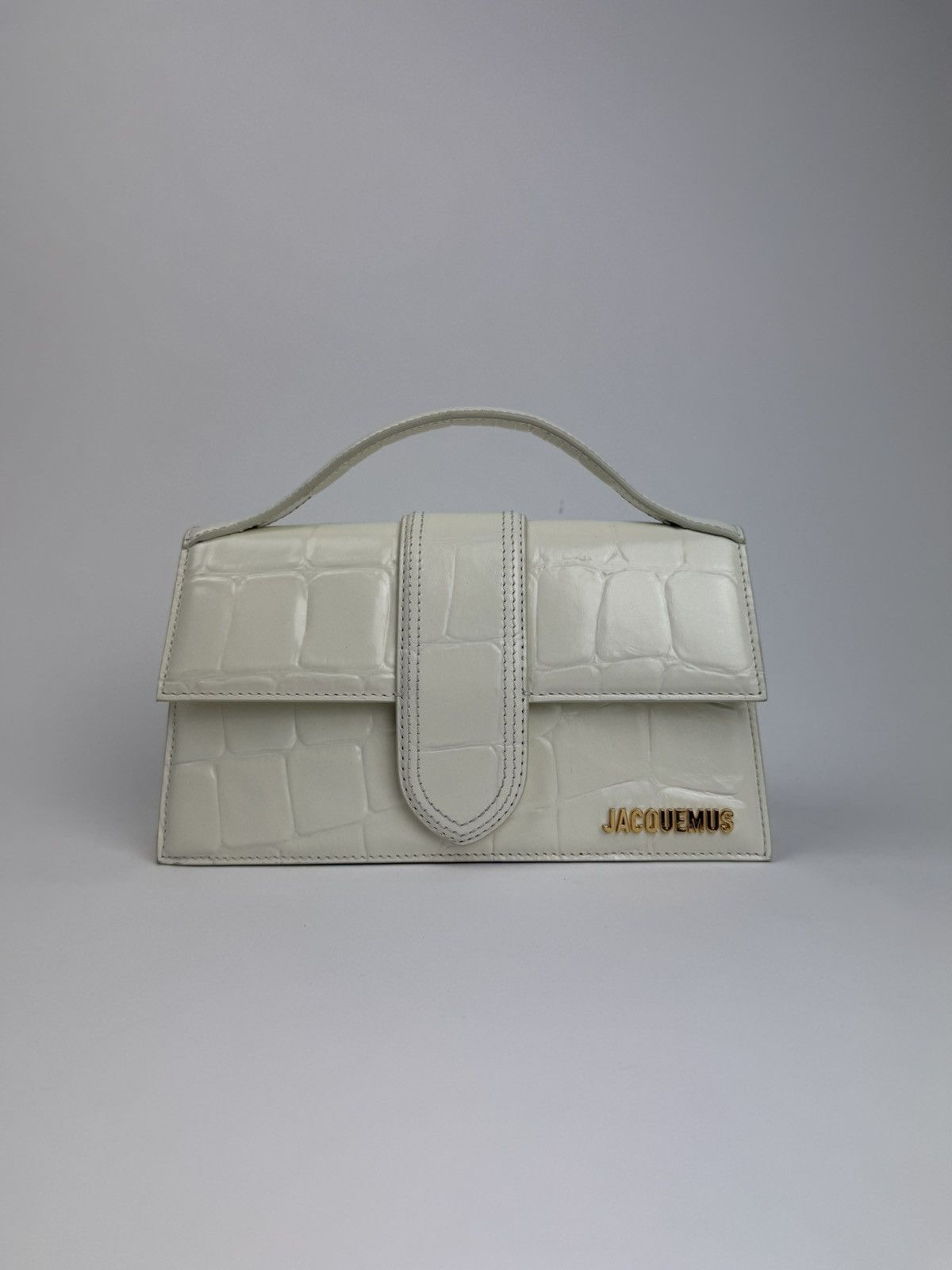 Jacquemus Jacquemus le Grand Bambino Croco Size ONE SIZE - 1 Thumbnail