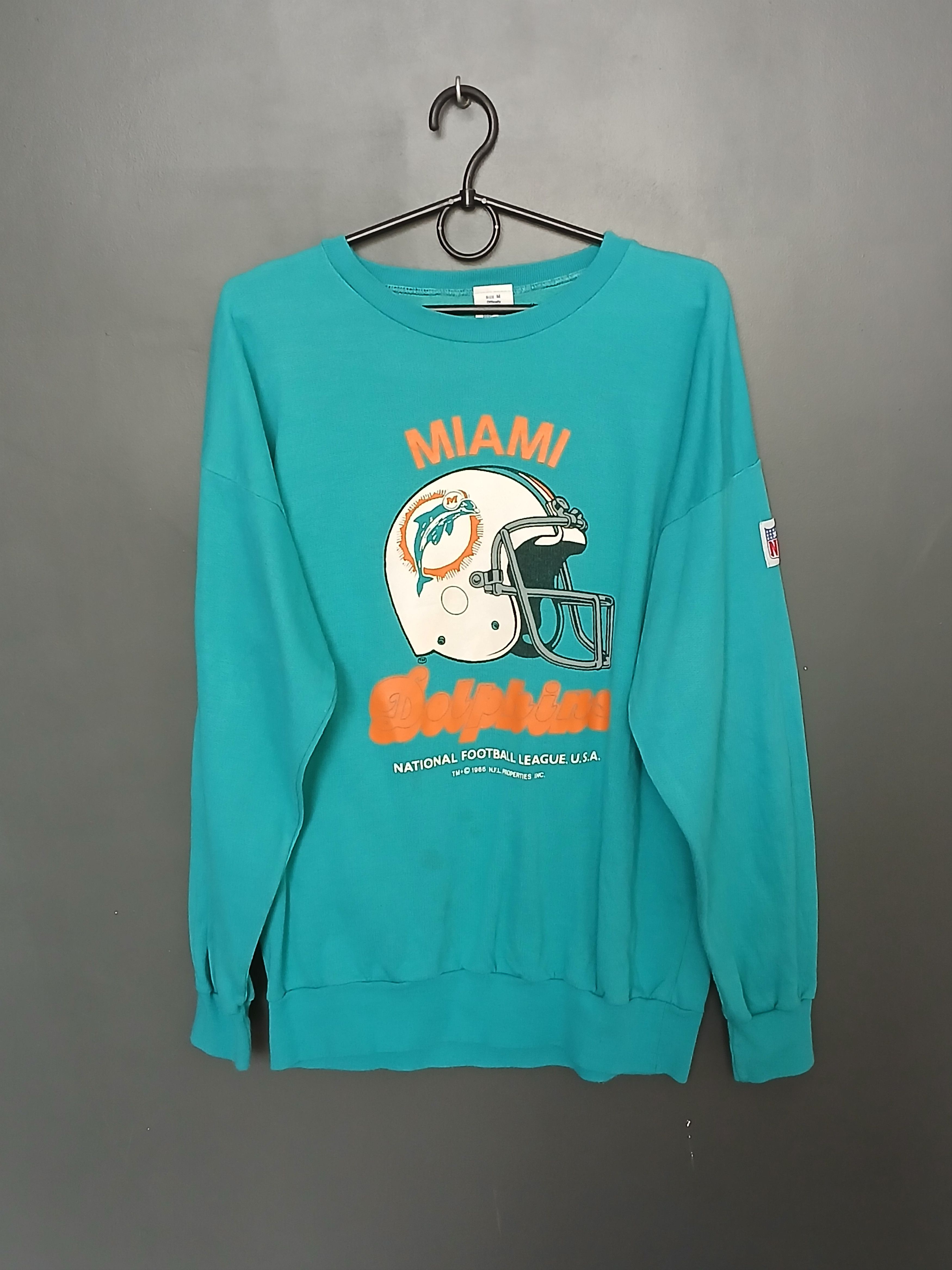 NFL × Vintage Vintage NFL Miami Dolphins Sweatshirt Size US M / EU 48-50 / 2 - 1 Thumbnail