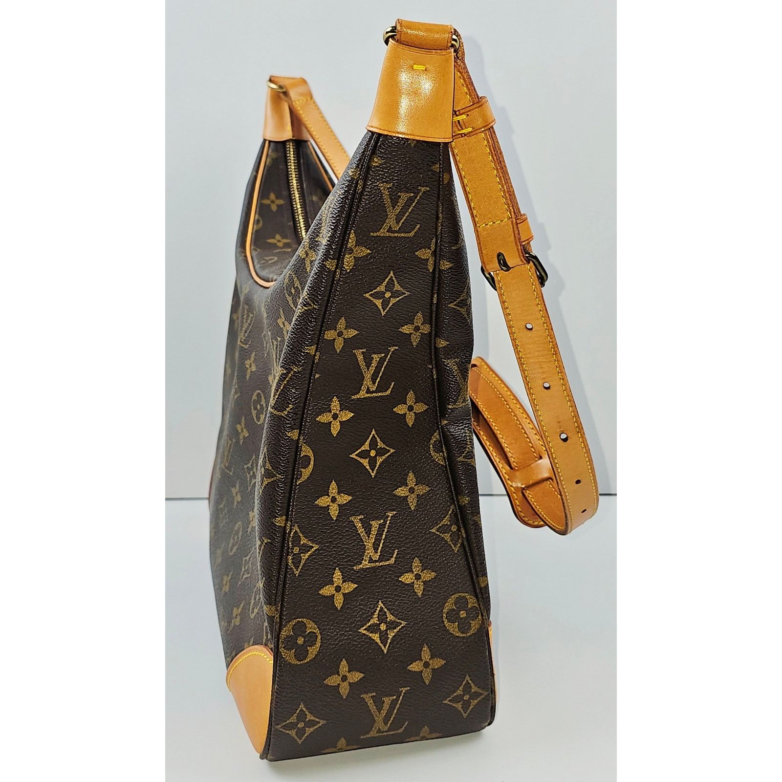 Louis Vuitton Louis Vuitton Monogram Boulogne 35 Shoulder Bag Brown Size ONE SIZE - 5 Thumbnail
