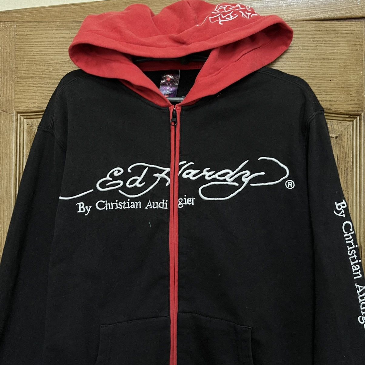 Ed Hardy Vintage Y2K Ed Hardy Zip Hoodie Size US M / EU 48-50 / 2 - 7 Thumbnail