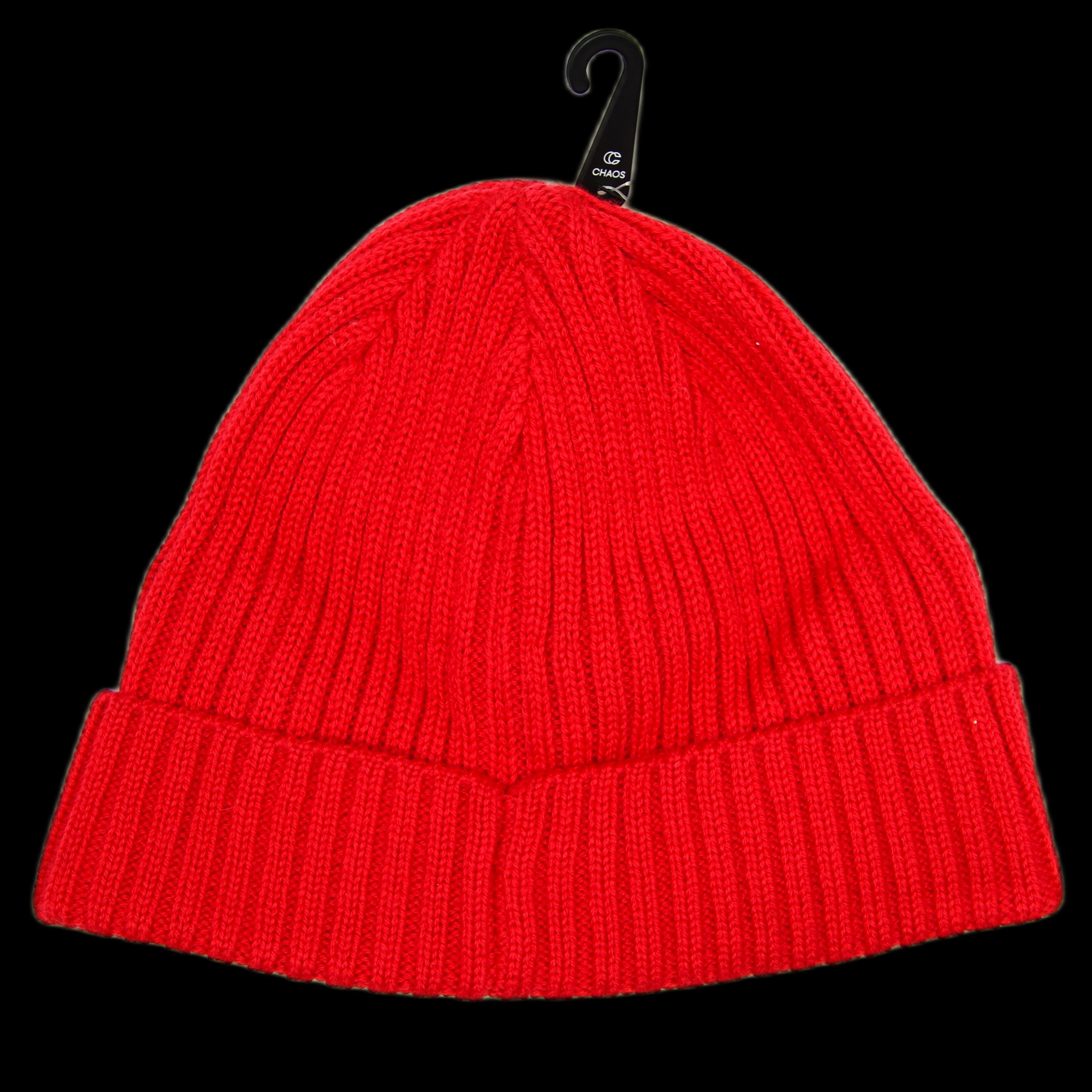 Other Chaos 100% Merino Beanie Red Size ONE SIZE - 2 Thumbnail