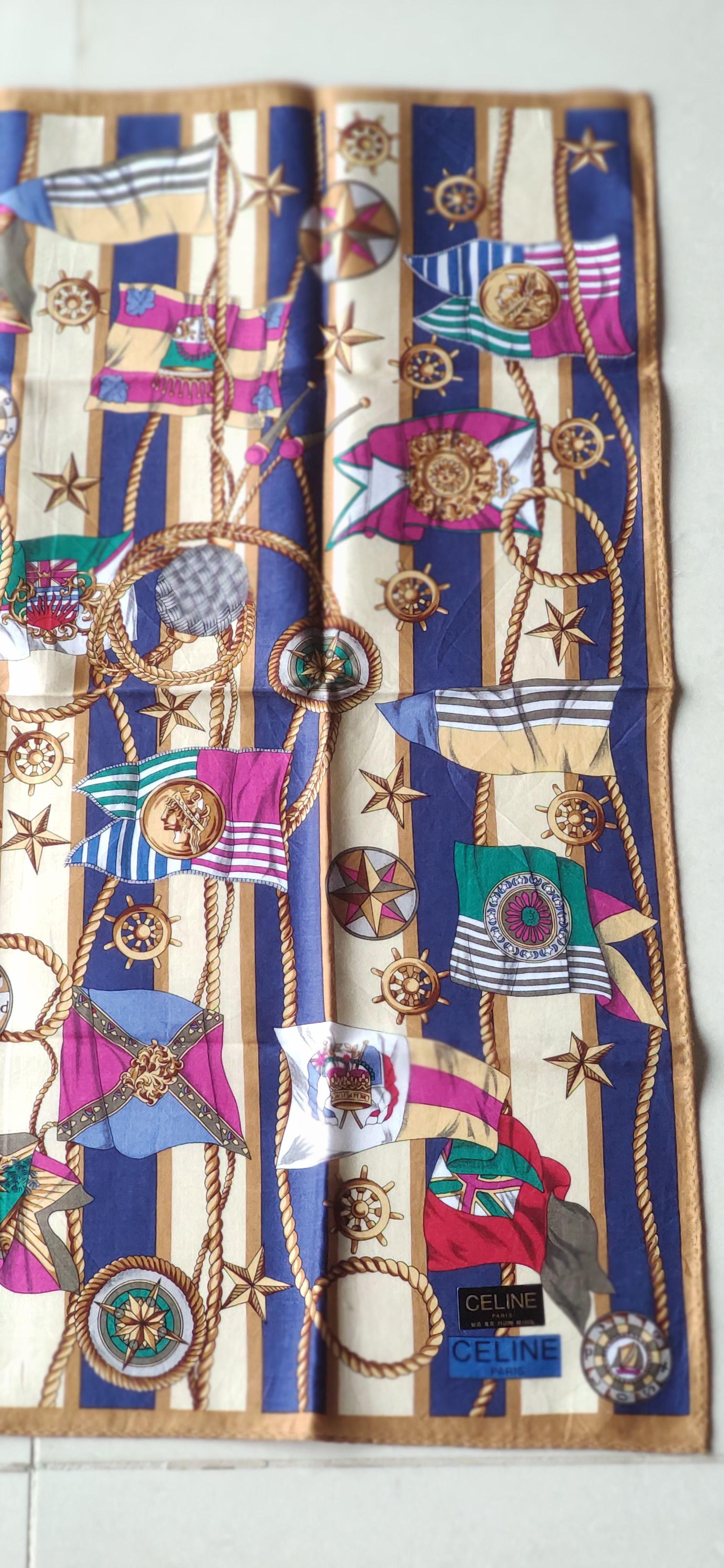 Celine Beautiful Celine Handkerchief Size ONE SIZE - 8 Thumbnail