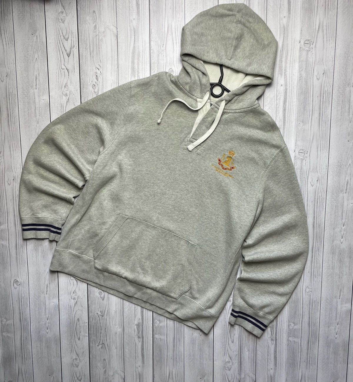 Polo Ralph Lauren × Vintage Vintage Polo Ralph Lauren hoodie XXL rare logo Size US XXL / EU 58 / 5 - 1 Thumbnail