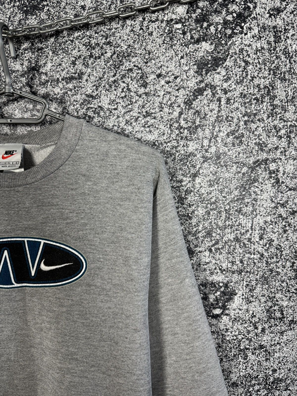 Nike Boys Nike Vintage 90s Sweatshirt Swoosh Logo Made in USA Size US XS / EU 42 / 0 - 2 Thumbnail