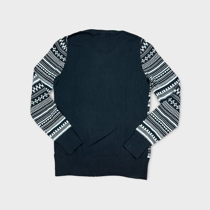 Merona Merona | Fair Isle Sweater | Size Large | Black & White Size L / US 10 / IT 46 - 5 Thumbnail